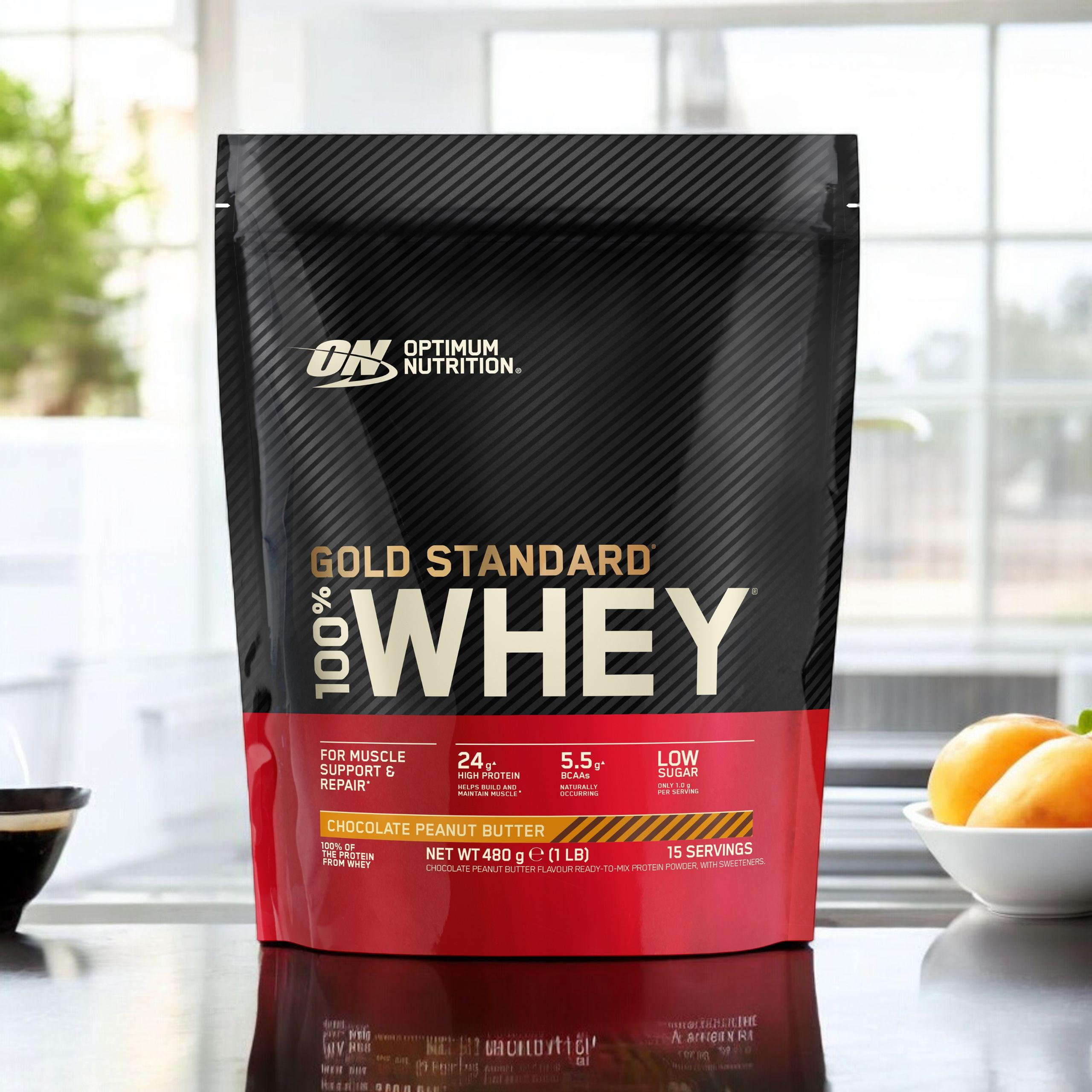 OPTIMUM NUTRITION Whey Gold Standard Bag - 2x 480g