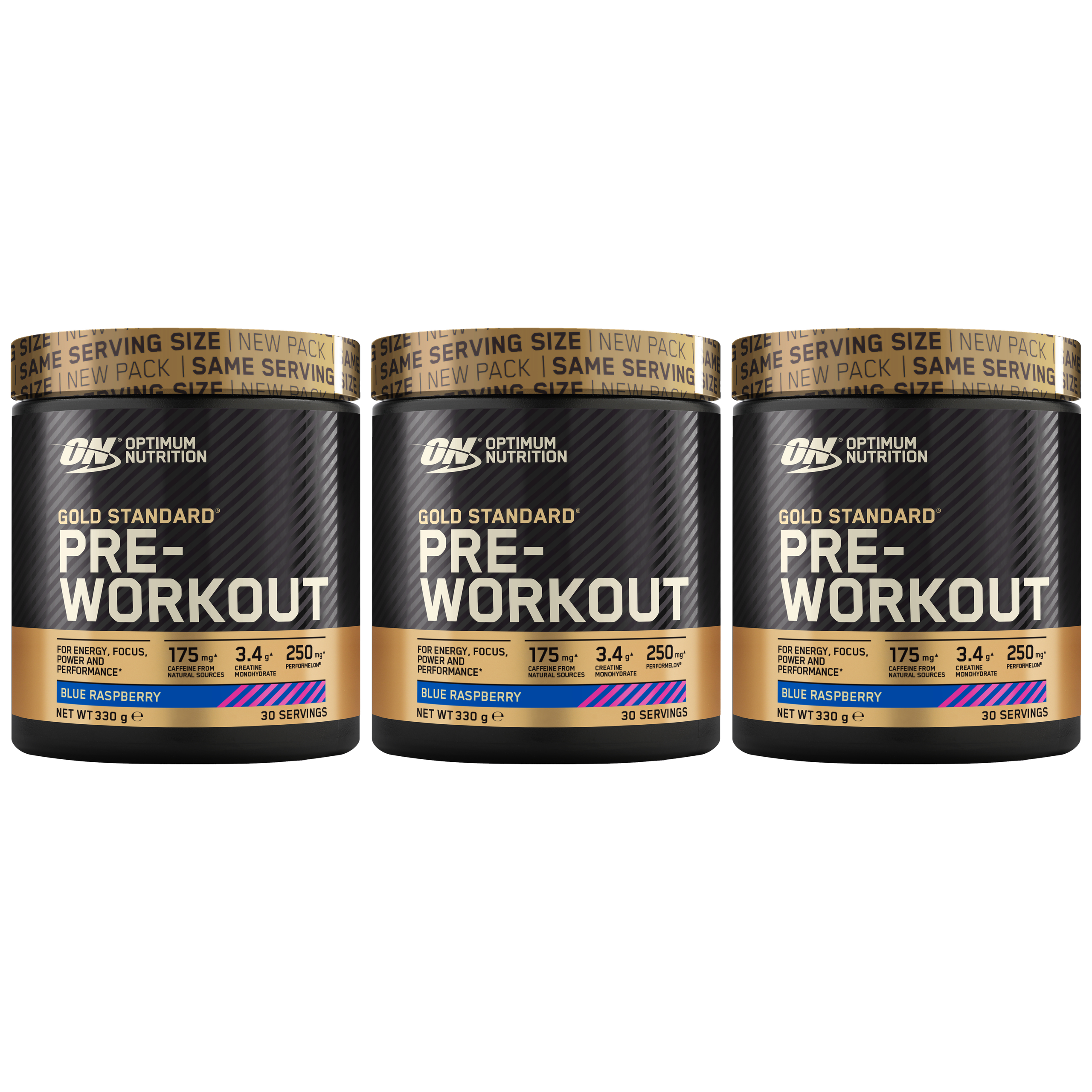 OPTIMUM NUTRITION Gold Standard Pre Workout - 3x 330g