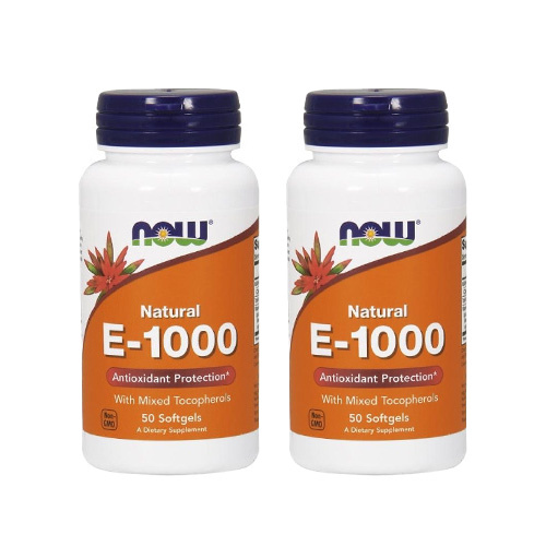 NOW - Vitamin E-1000 Natural - 2x 50softgels