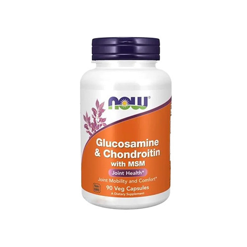 NOW - Glucosamine & Chondroitin with MSM - 3x 90caps.
