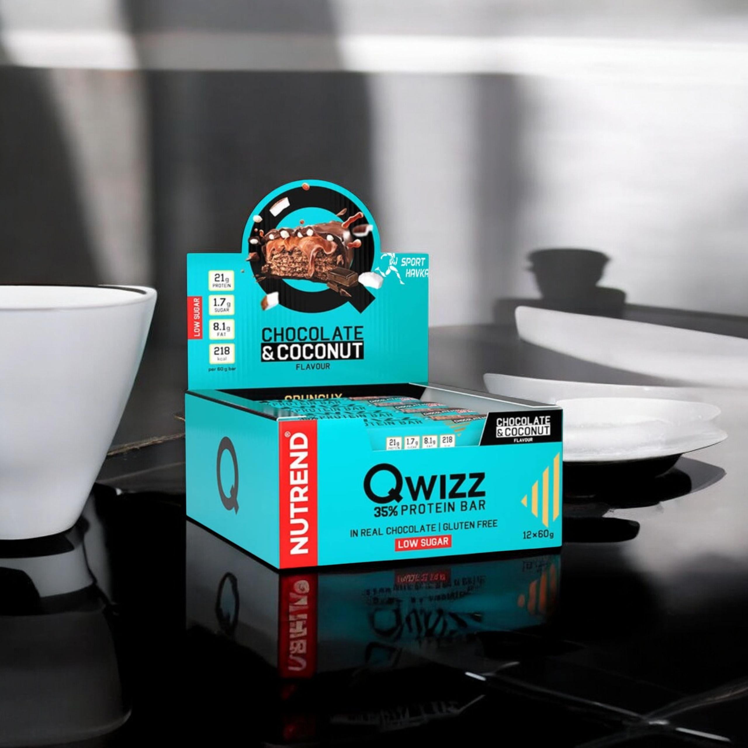 NUTREND - Baton QWIZZ Protein Bar - 24x 3x 60g