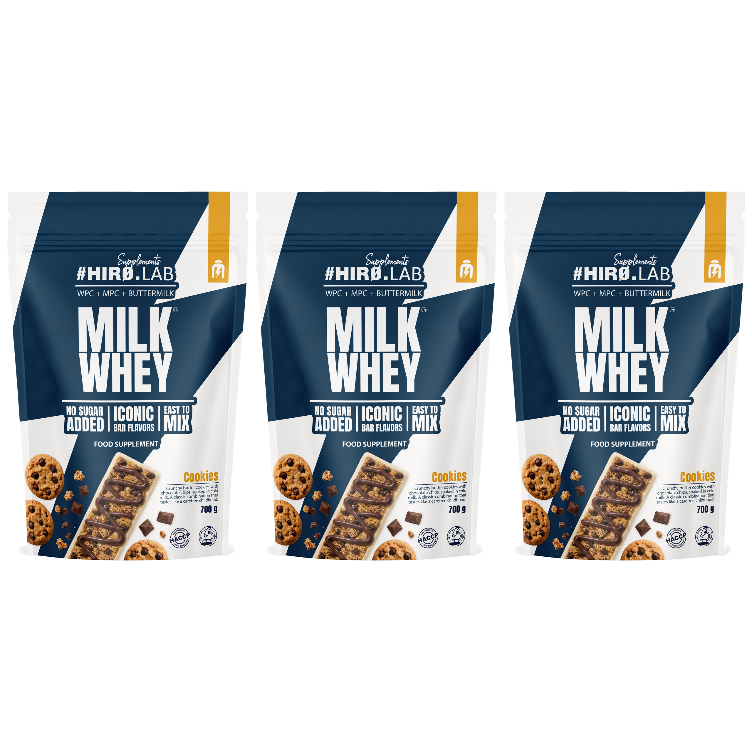 HIRO.LAB - Milk Whey - 3x 700g