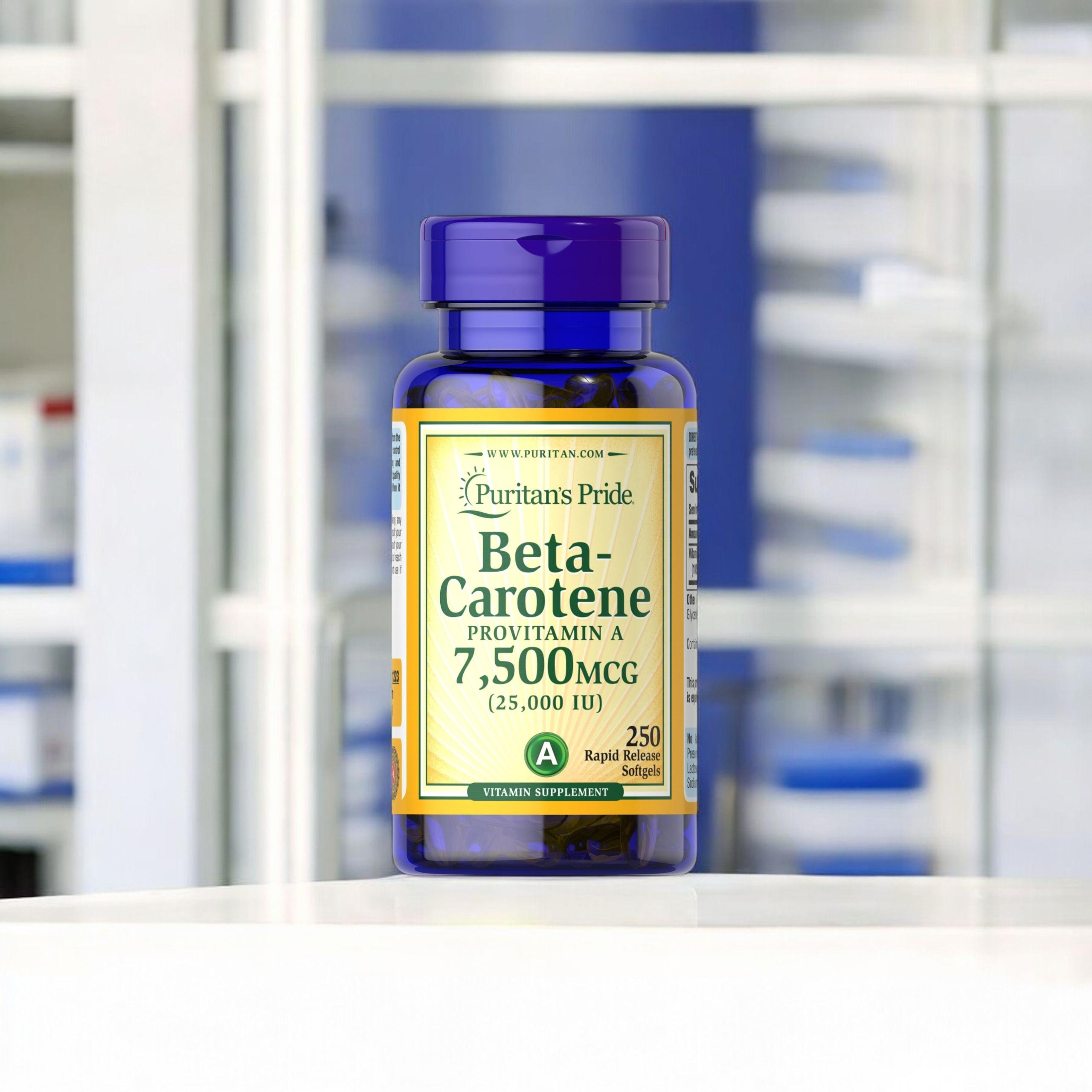 PURITAN'S PRIDE - Beta - Carotene 25000 IU - 250softgels