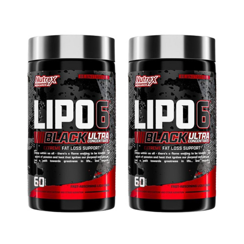 NUTREX Lipo 6 Black Ultra Concentrate - 2x 60caps