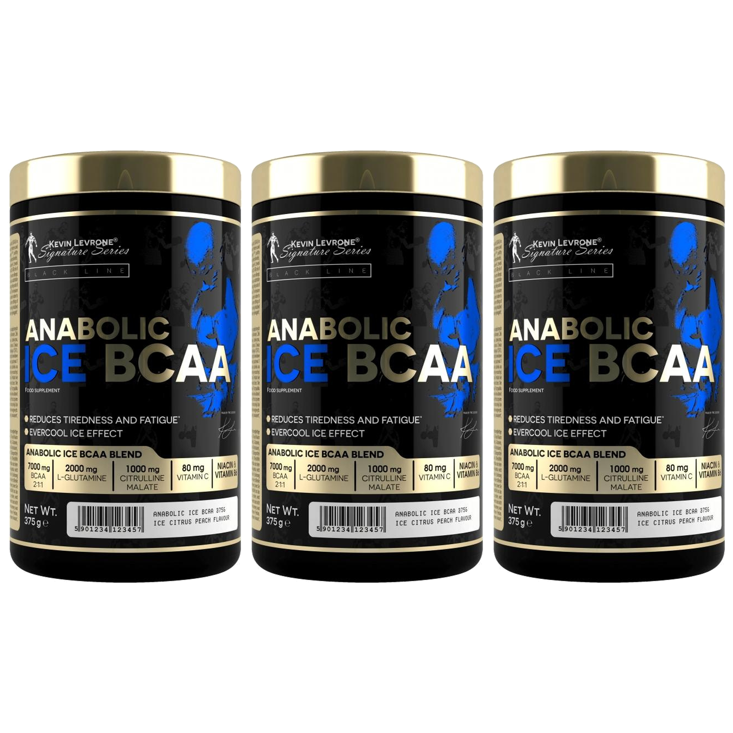 KEVIN LEVRONE - Anabolic Ice BCAA - 3x 375g