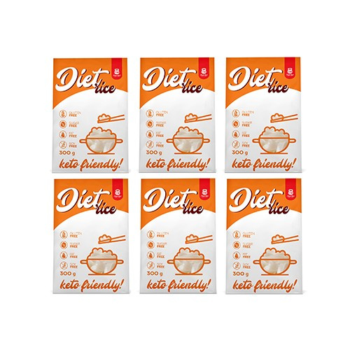 Cheat Meal Nutrition Diet Rice - 6x 400g (6x 300g netto)  - Makaron Konjac