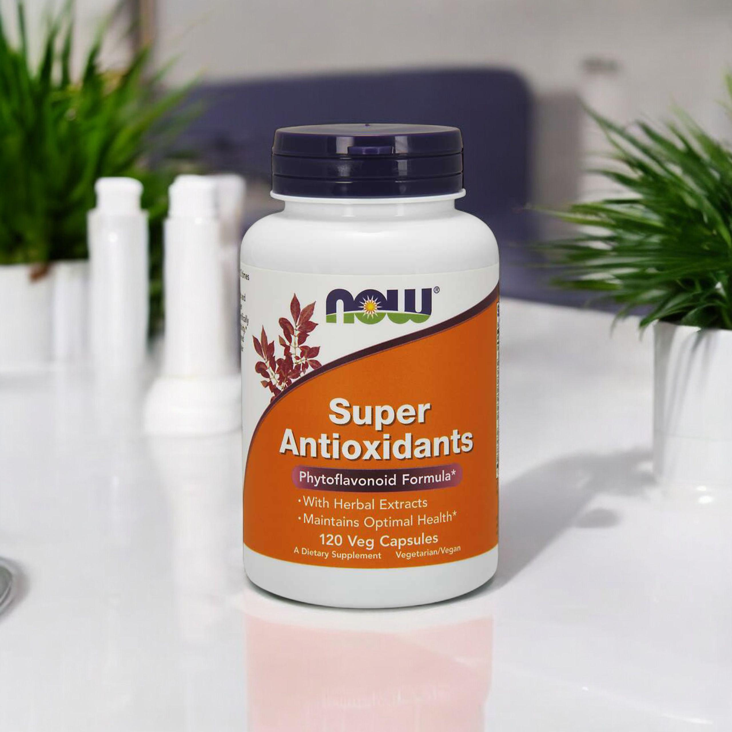 NOW Super Antioxidants - 3x 120veg caps.