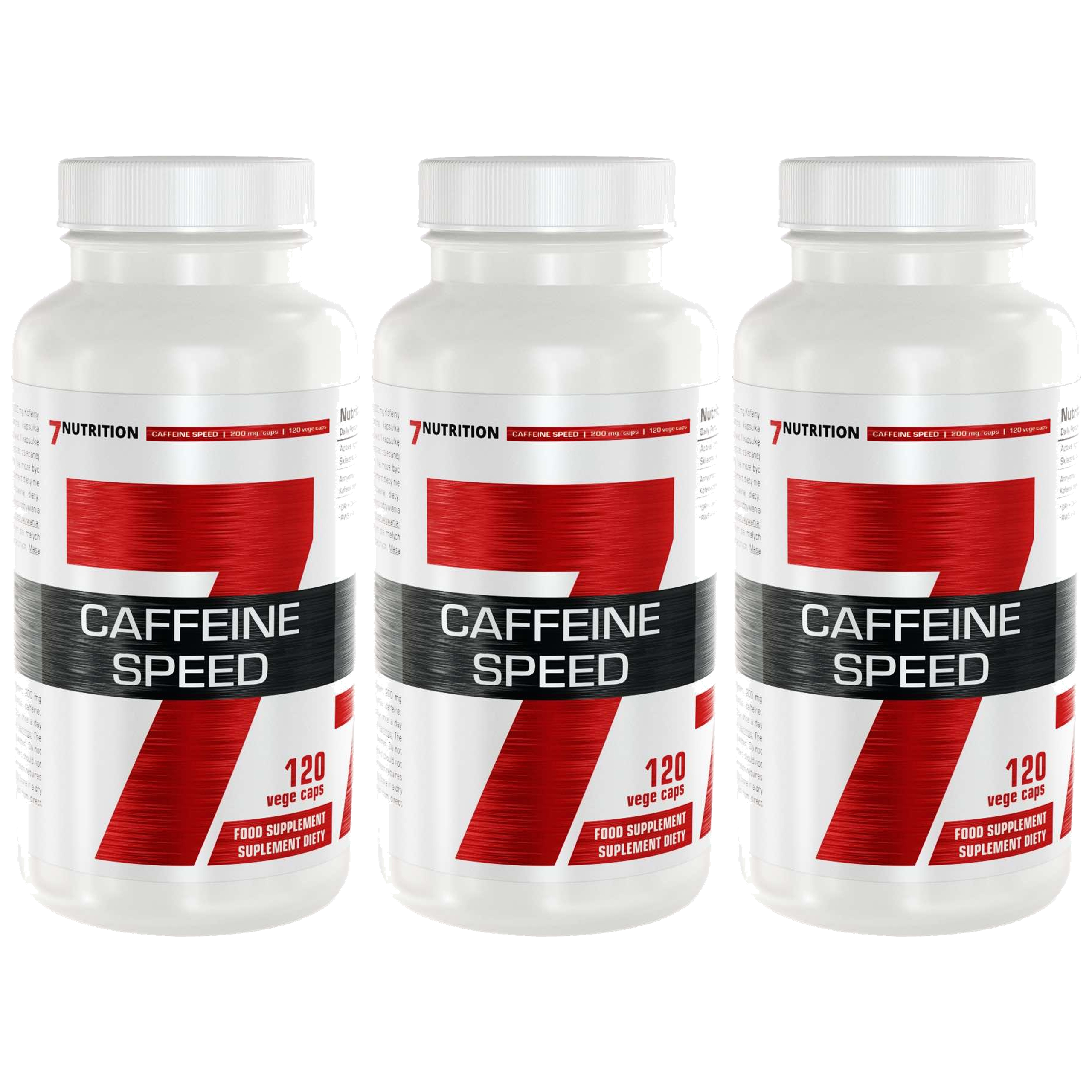 7 NUTRITION Caffeine Speed - 3x 120vcaps