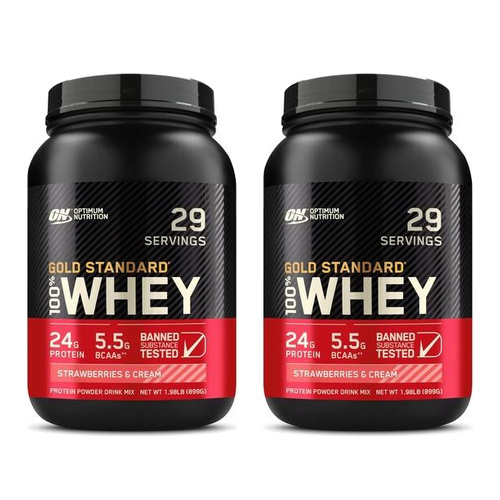 OPTIMUM NUTRITION - Whey Gold Standard - 2x 900g