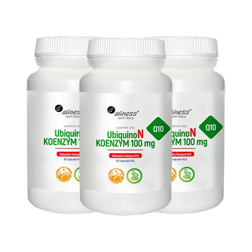 ALINESS UbiquinoN Koenzym Q10 100 mg - 3x 100caps