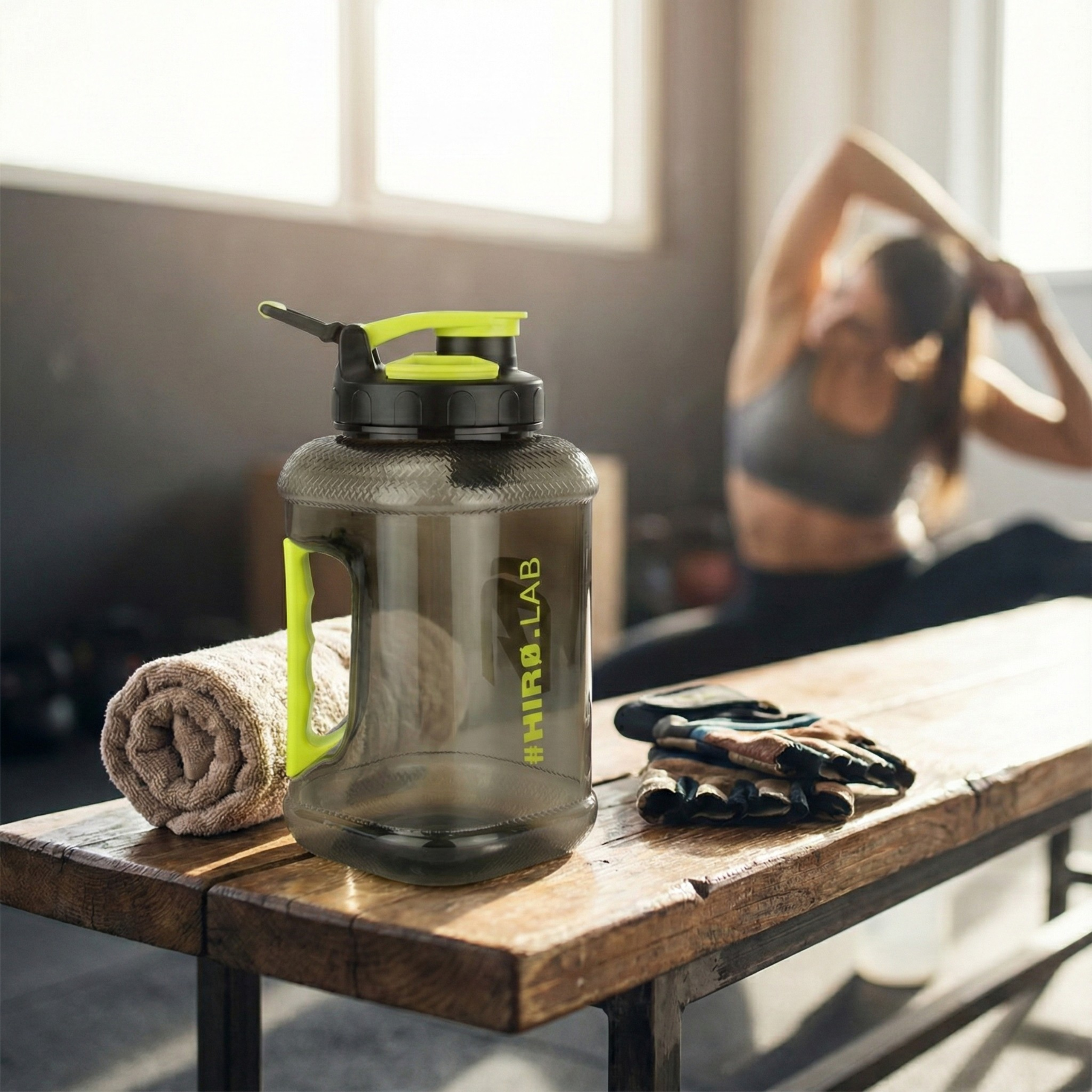 HIRO.LAB Water jug Crater Cap - 1,89l - 2x Kanister, bidon, butelka na wodę