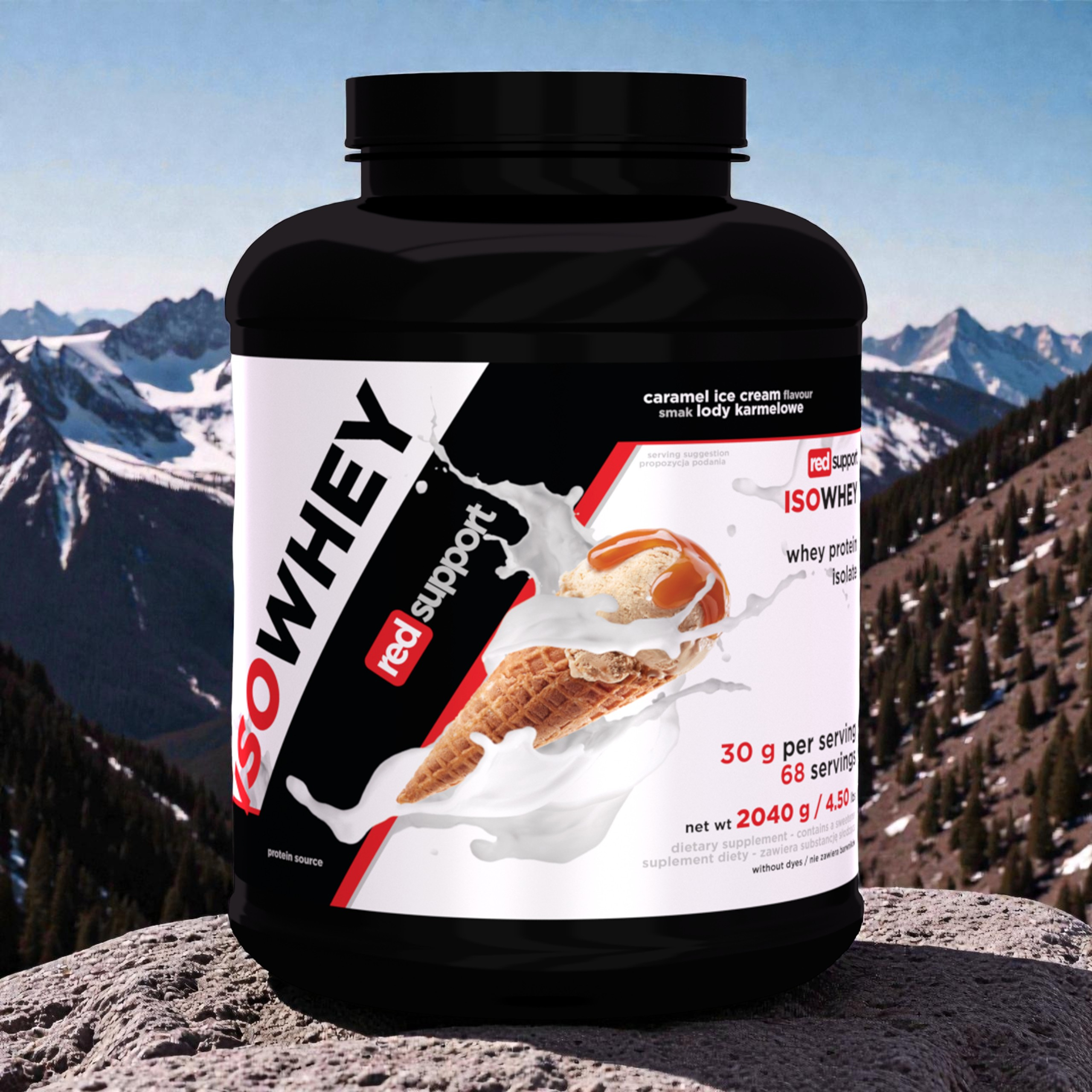 RED SUPPORT IsoWhey - 2x 2040g