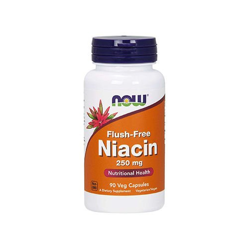 NOW Niacin Flush Free 250mg - 3x 90vcaps