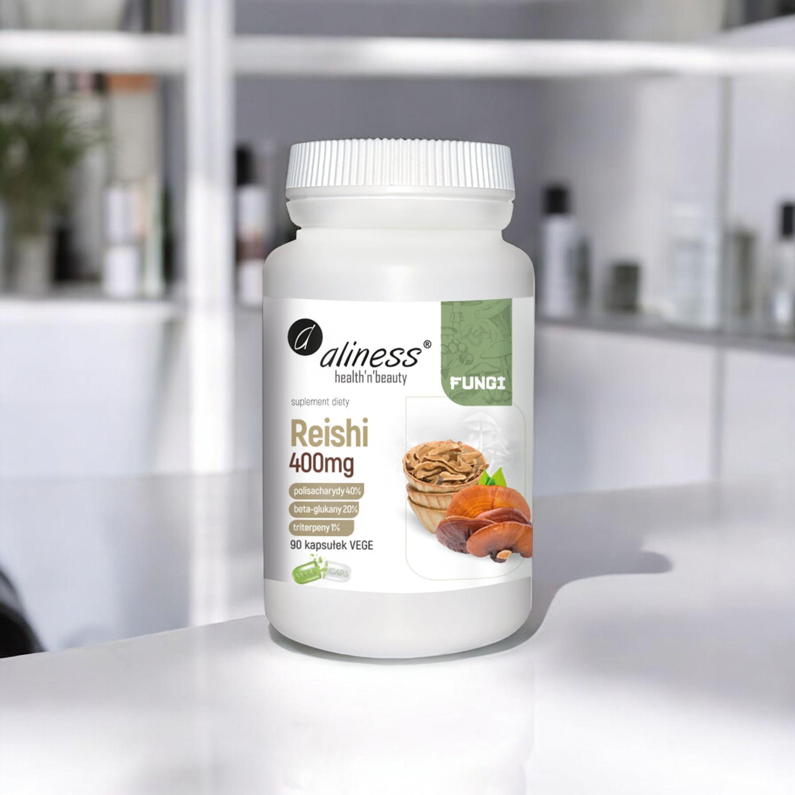 ALINESS - Reishi 400mg - 2x 90vcaps.