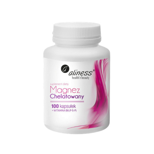 ALINESS - Magnez Chelatowany 720mg + B6 (P-5-P) - 100caps.