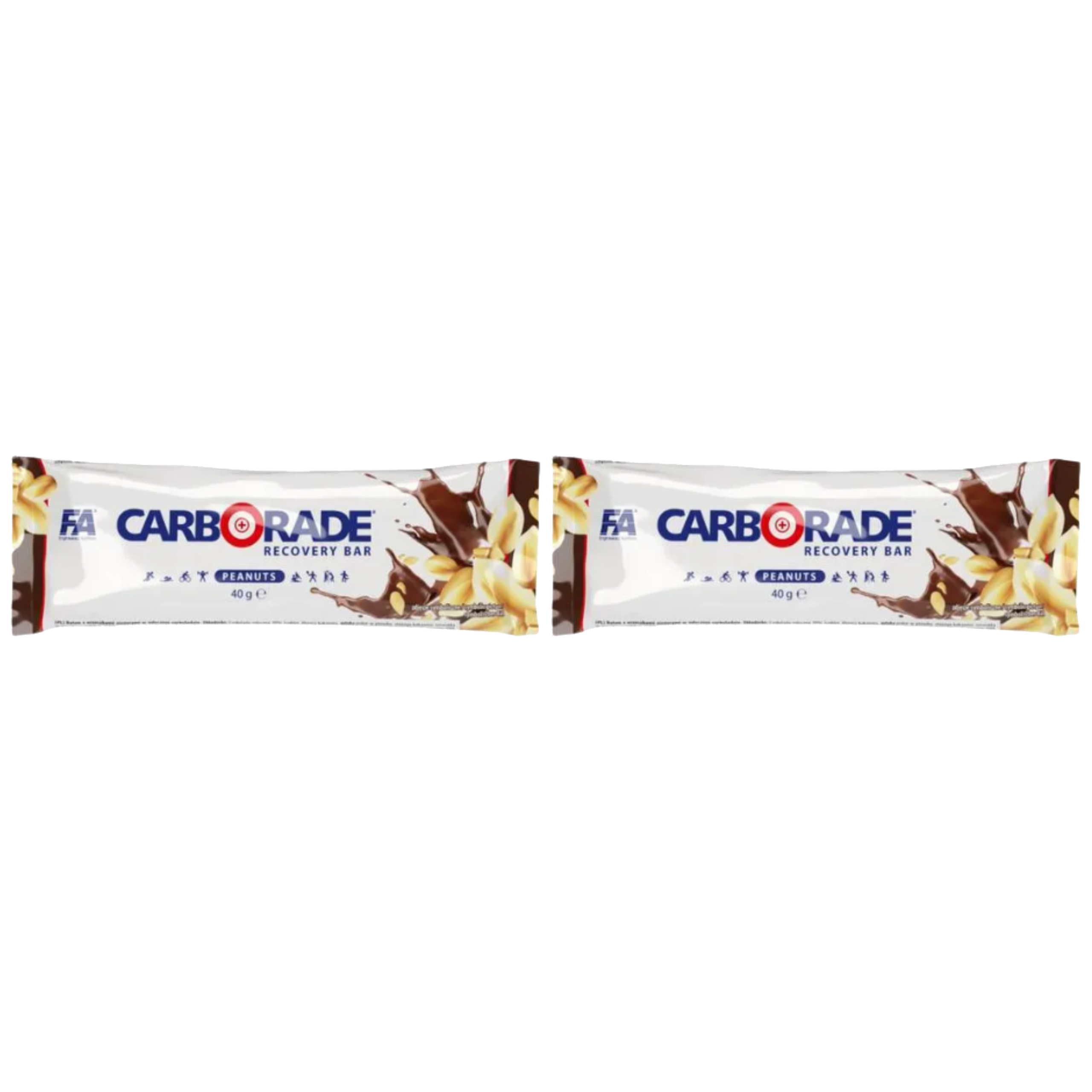 FITNESS AUTHORITY Baton Carborade Recovery Bar - 2x 40g