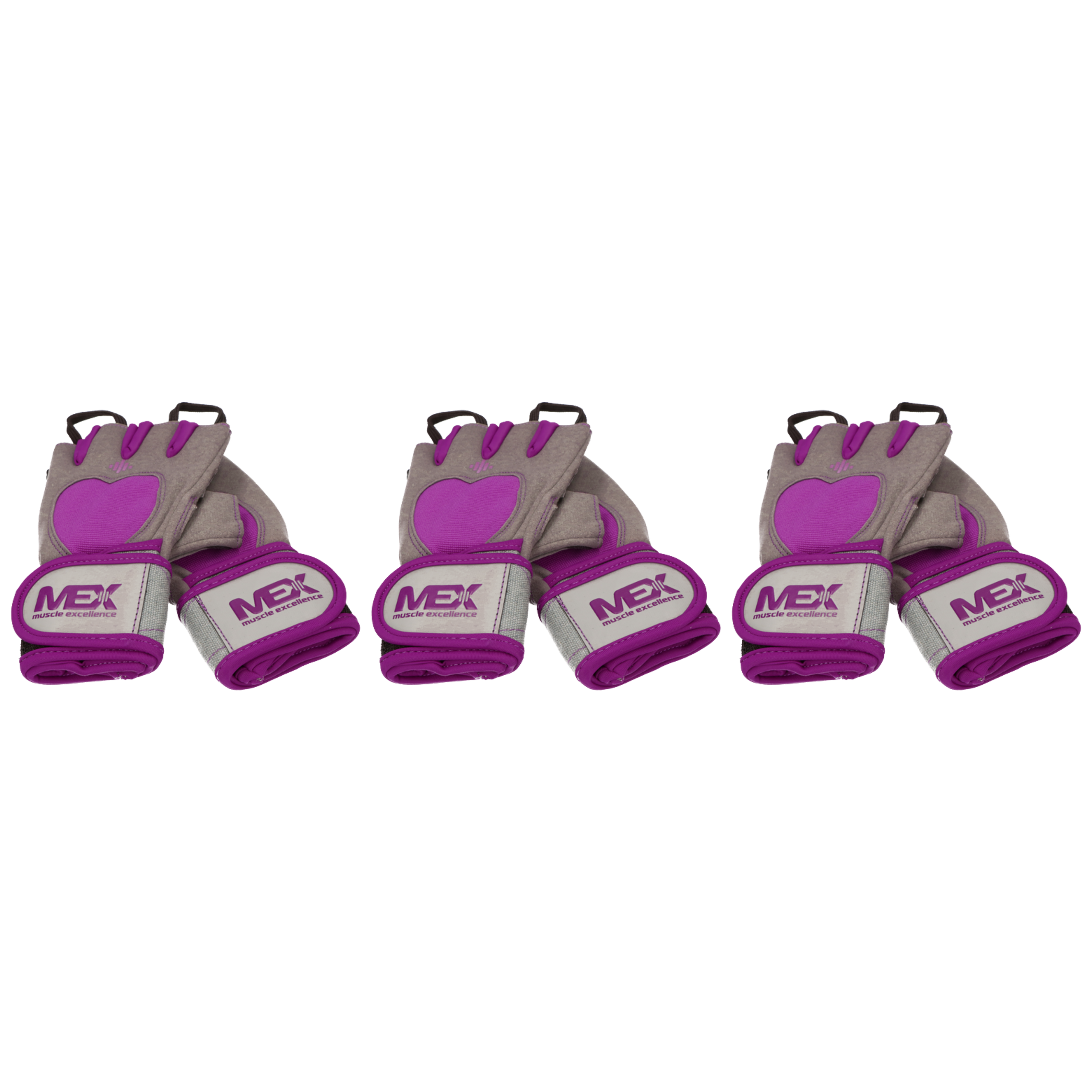 MEX NUTRITION - 3x Luv Purple Gloves