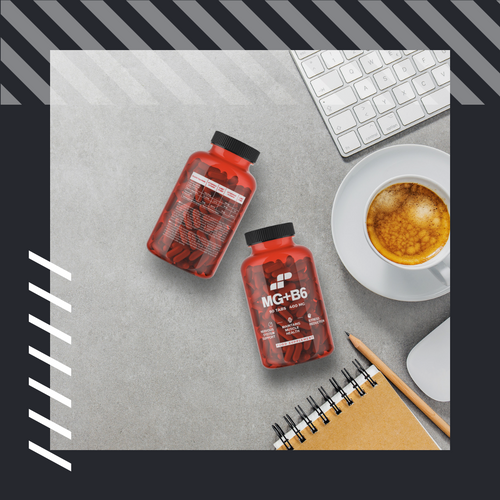 MP NUTRITION Mg + B6 - 90tabs - Magnez + Witamina B6