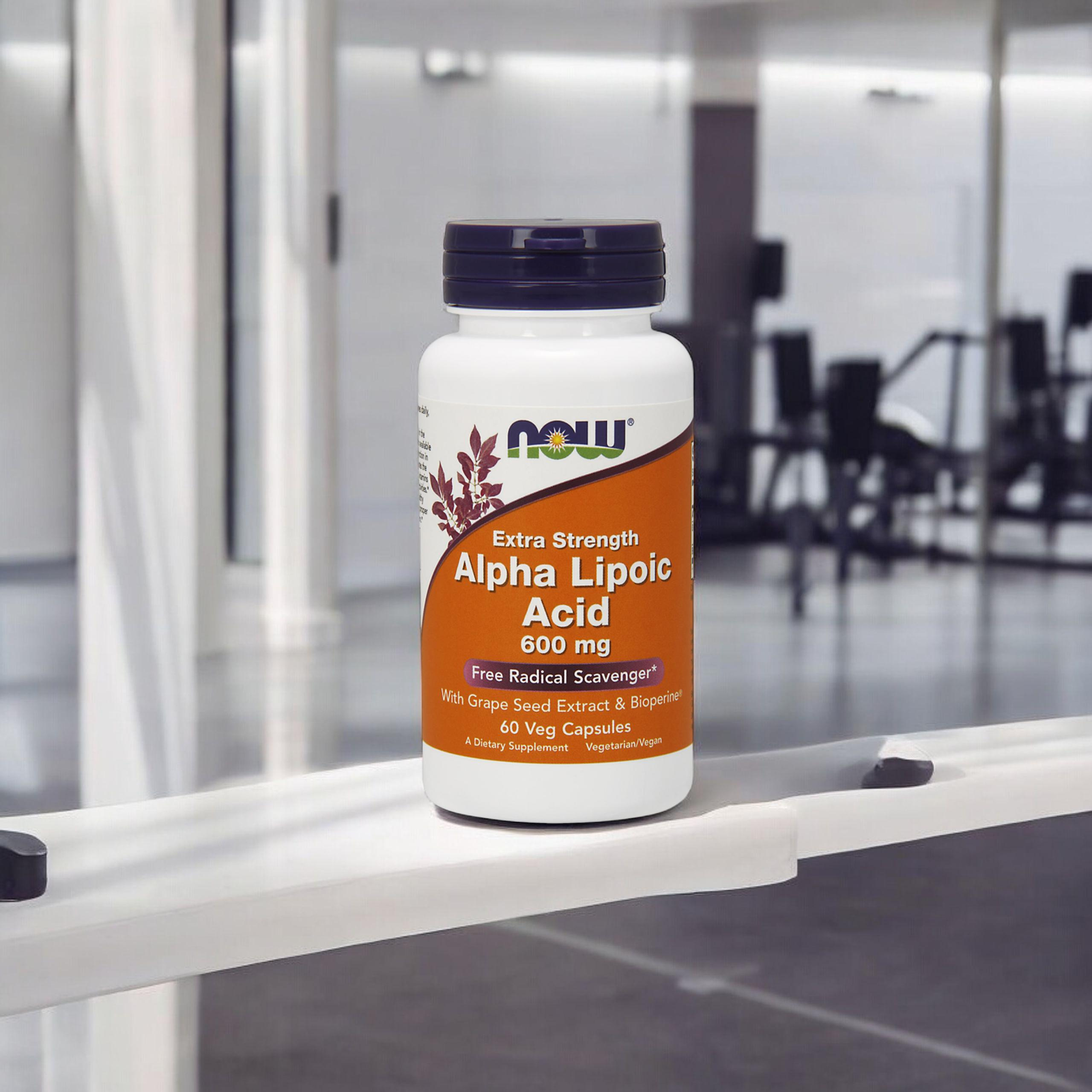 NOW Alpha Lipoic Acid 600mg - 2x 60vegcaps.