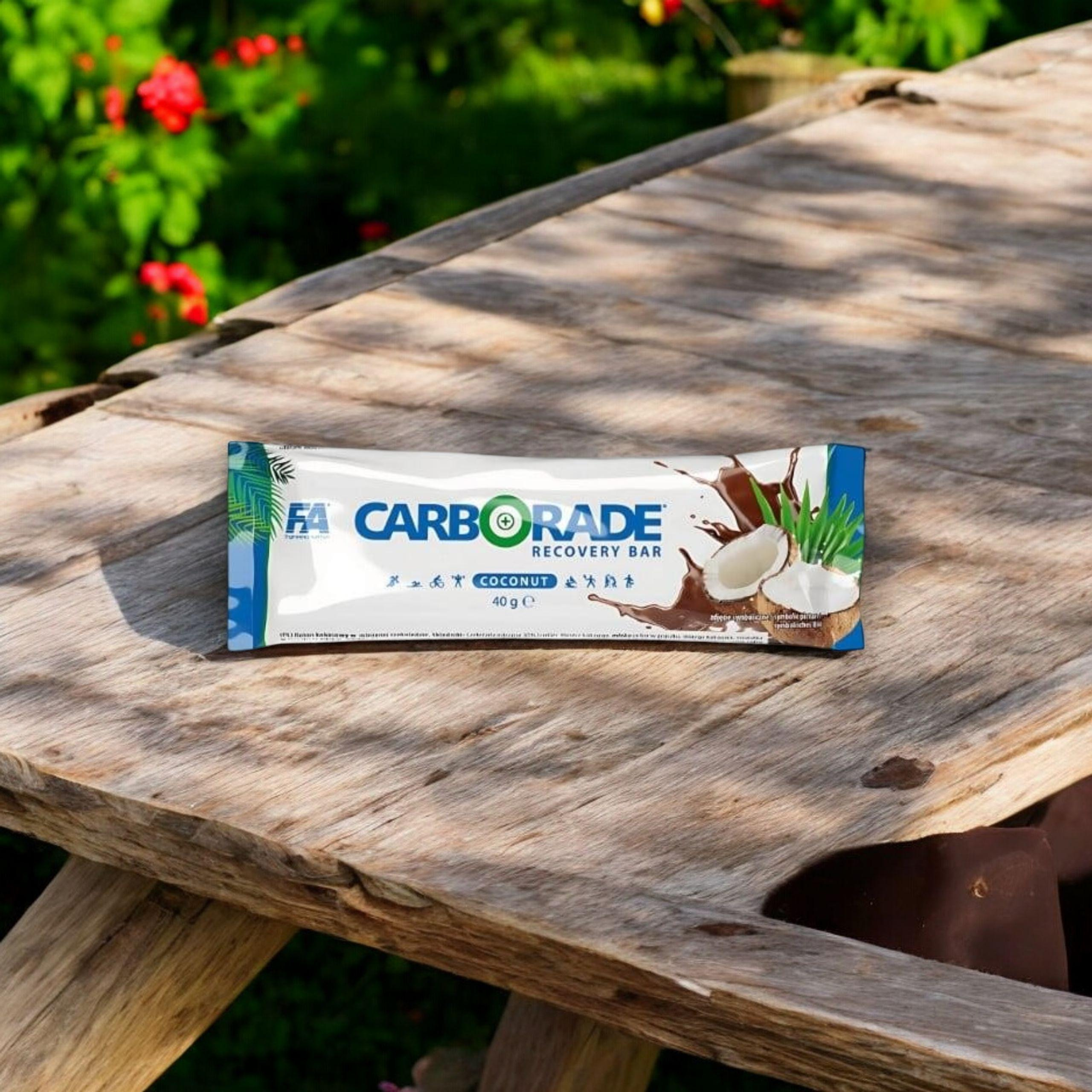 FITNESS AUTHORITY - Carborade Recovery Bar - 24x 2x 40g - Coconut 