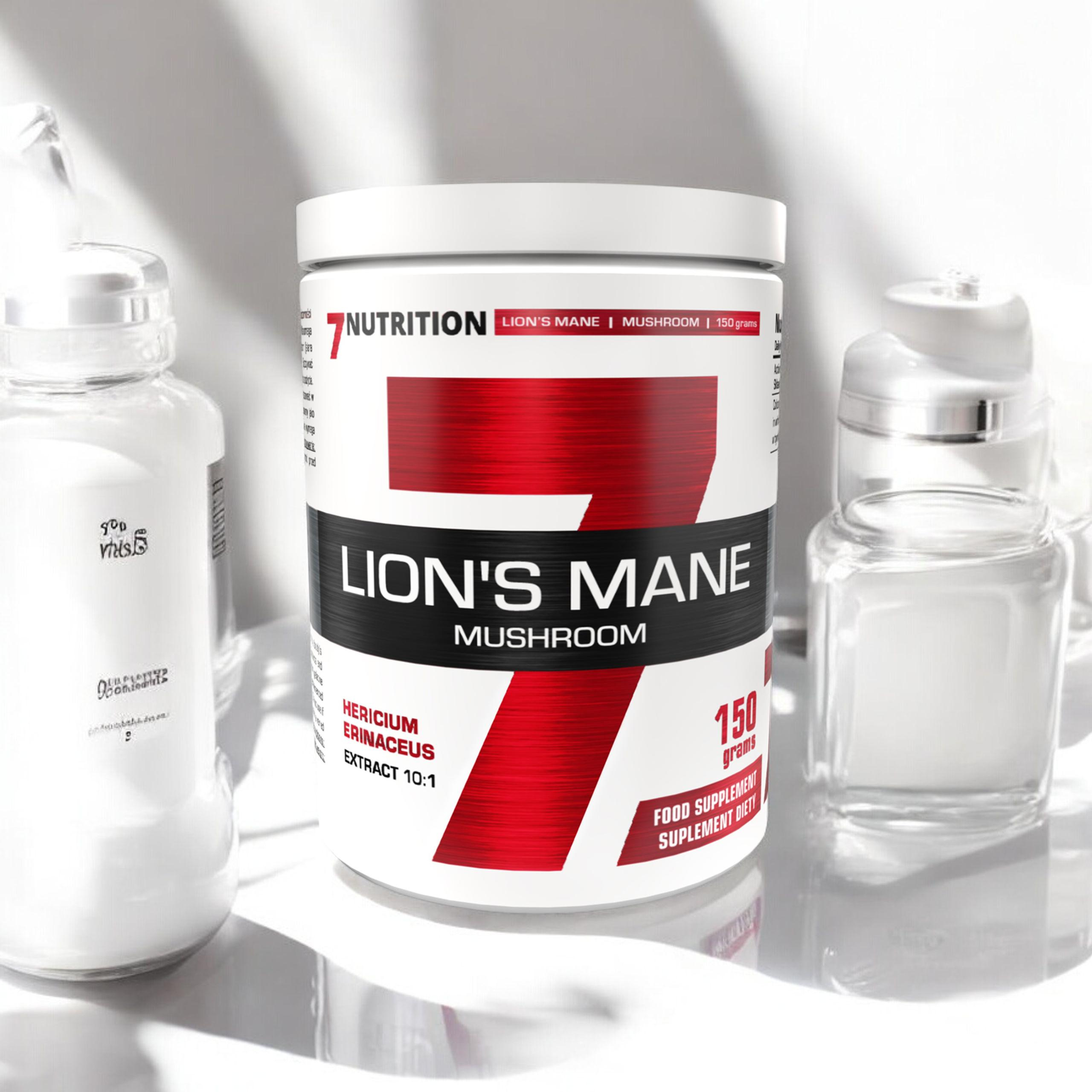 7 NUTRITION Mushroom Lion's Mane - 150g - Soplówka jeżowata