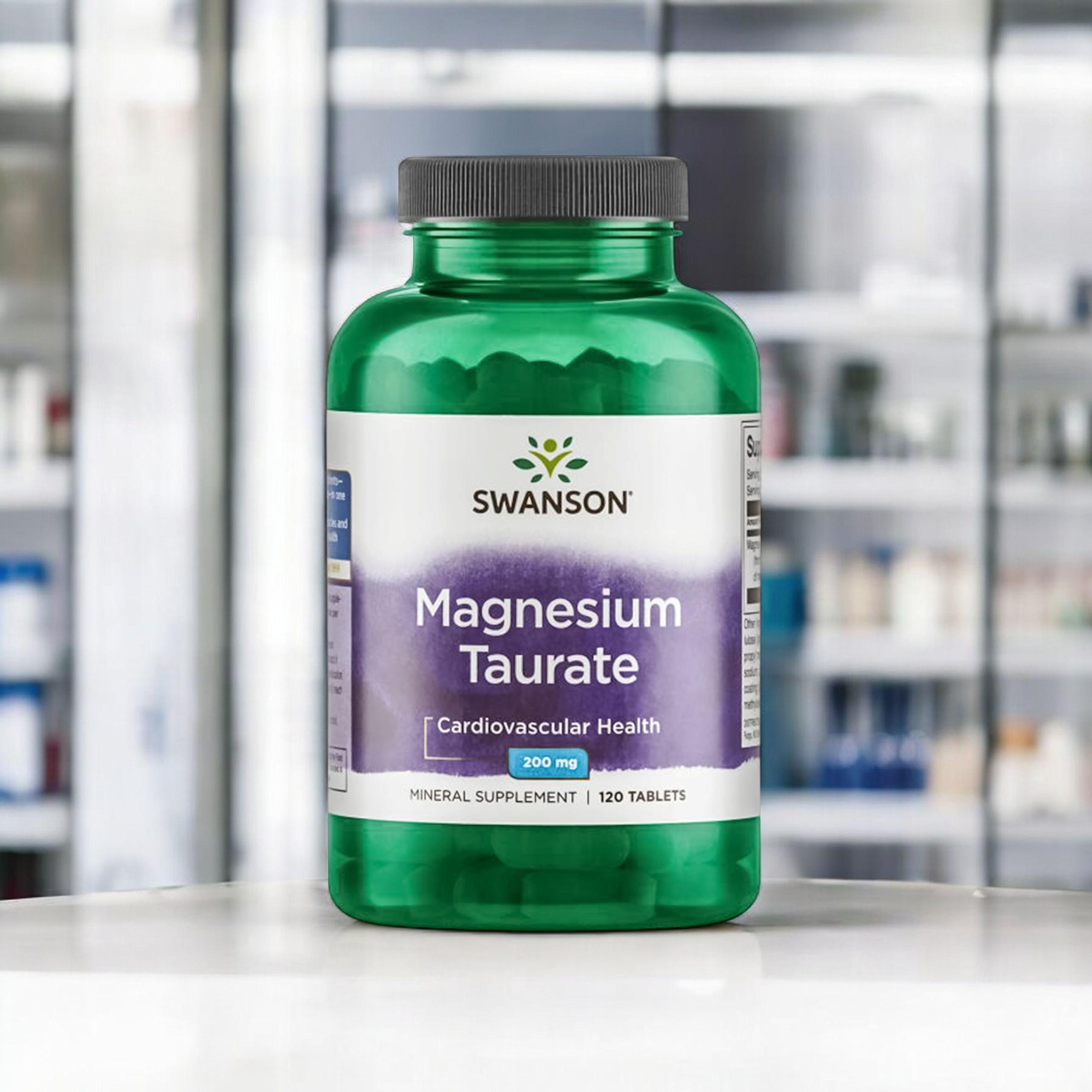 SWANSON Magnesium Taurate 100mg - 2x 120tabs