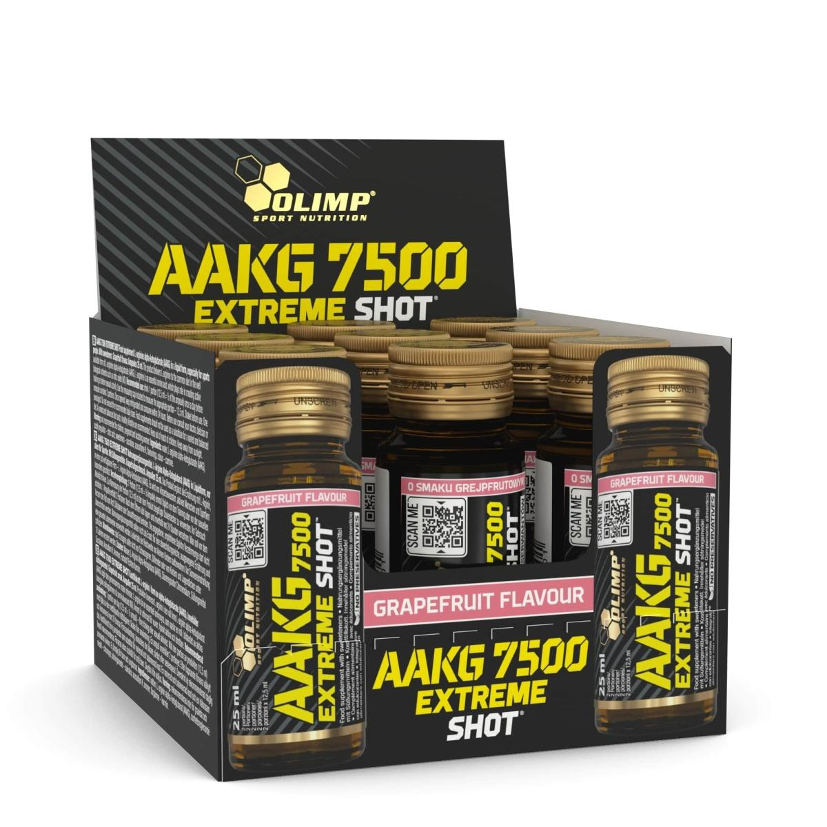 Ampule AAKG 7500 Extr Shot 25ml v červené barvě, balení 9 kusů