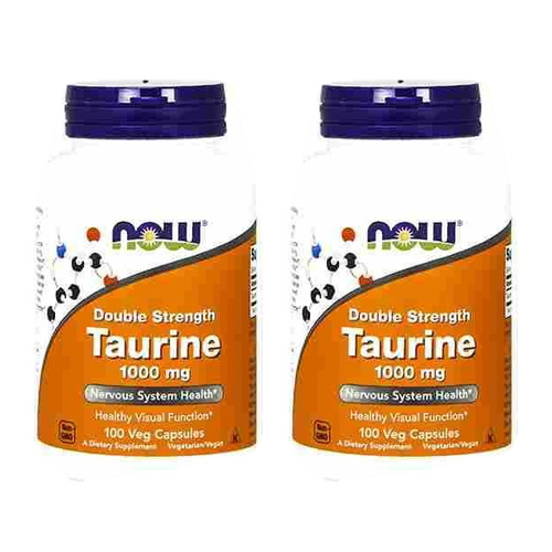 NOW Taurine 1000mg - 2x 100vcaps