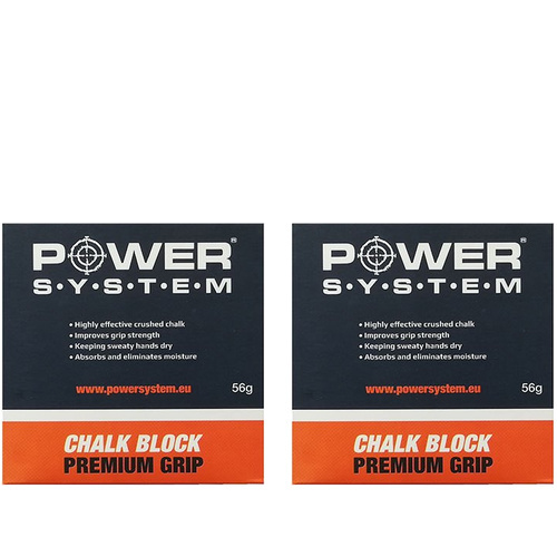 POWER SYSTEM Chalk Block - 2x 56g (Magnezja w bloku)