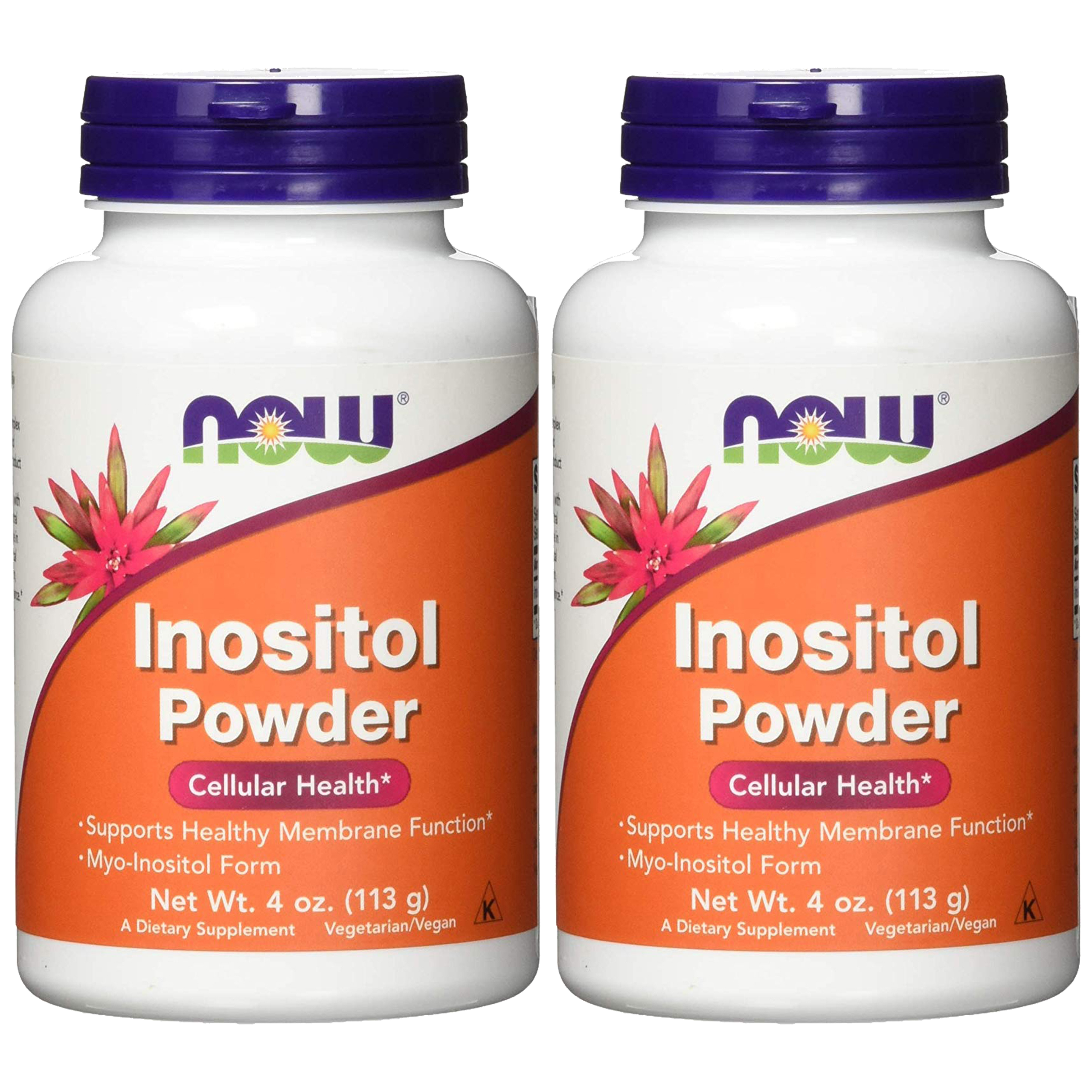 NOW Inositol Powder - 2x 113g - Inozytol w proszku