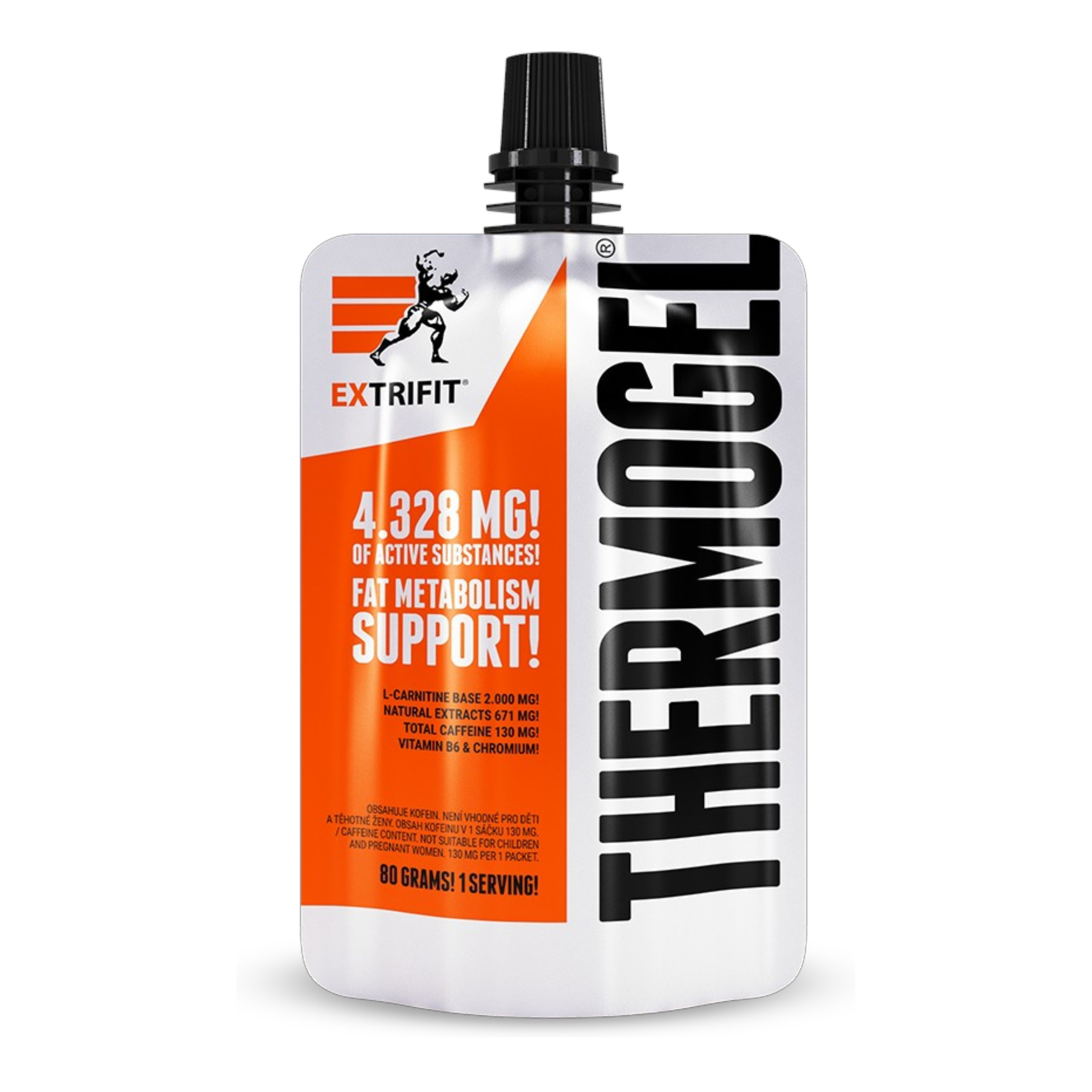 EXTRIFIT - THERMO GEL - 25x 2x 80g - Cherry