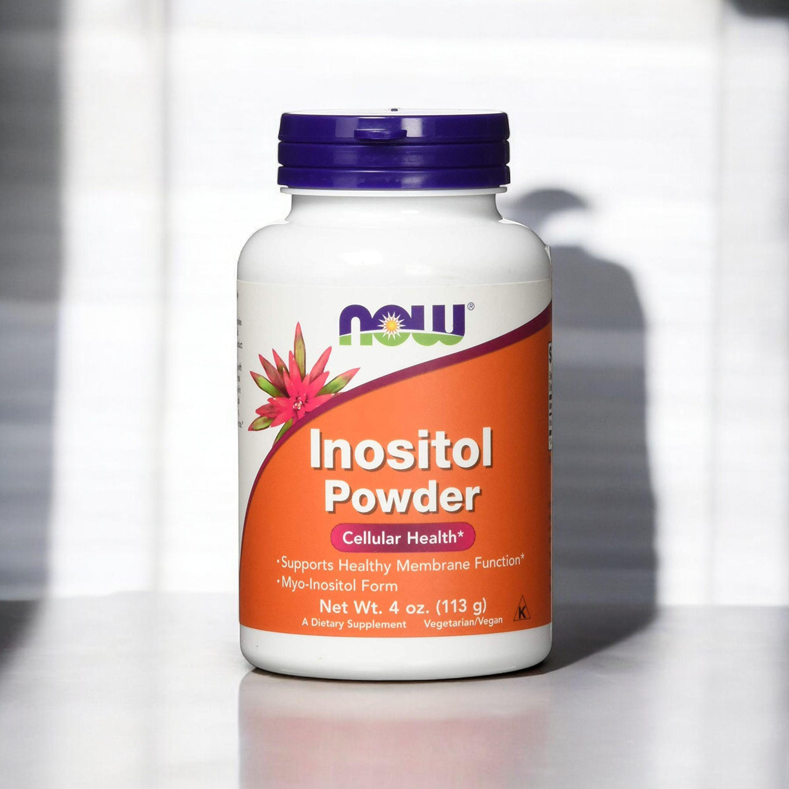 NOW Inositol Powder - 3x 113g - Inozytol w proszku
