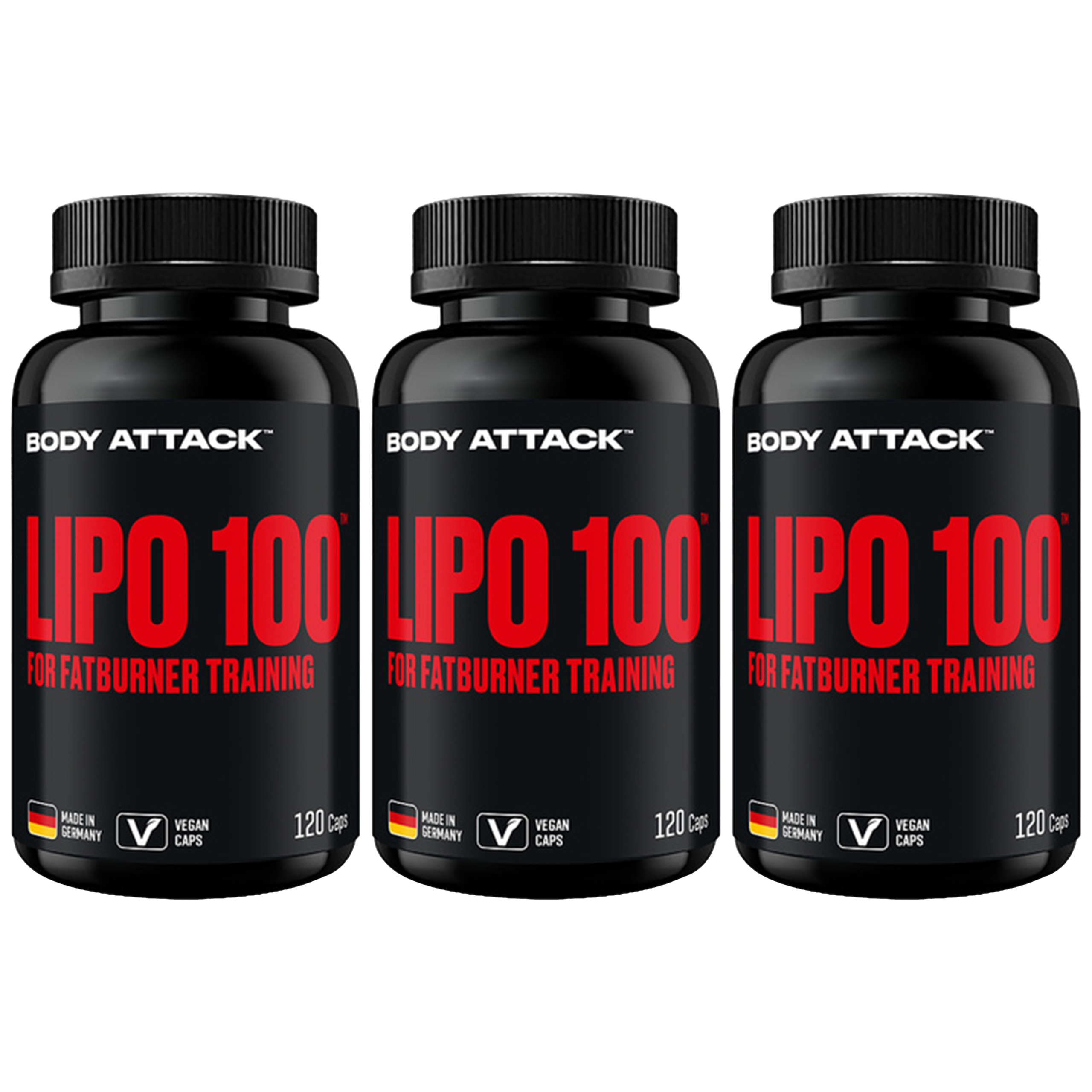 BODY ATTACK Lipo 100 - 3x 120vcaps