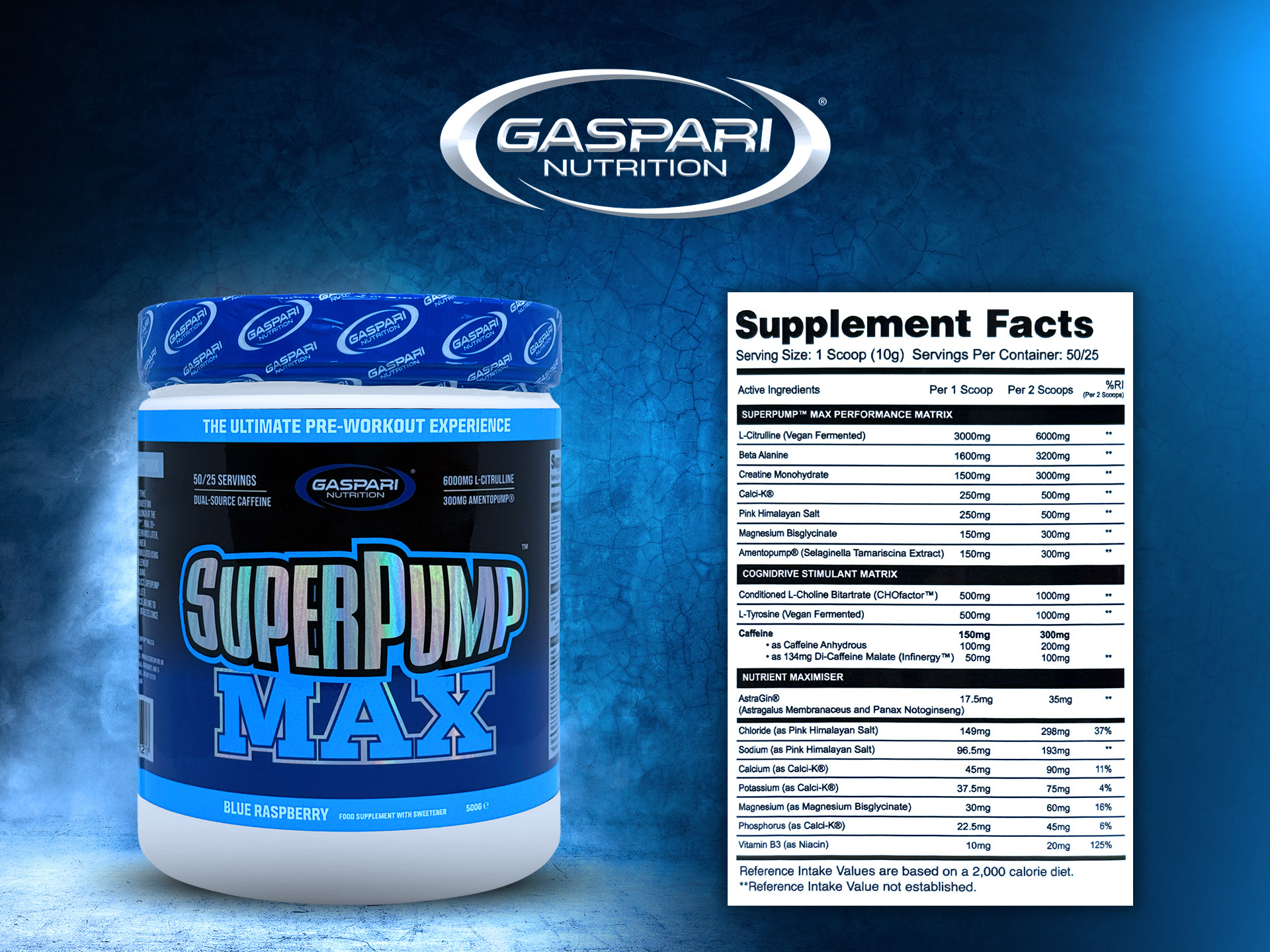 gaspari nutrition superpump max orange 500g