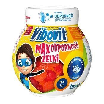 TEVA - Vibovit Max Odporność Żelki - 225g - Elderberry