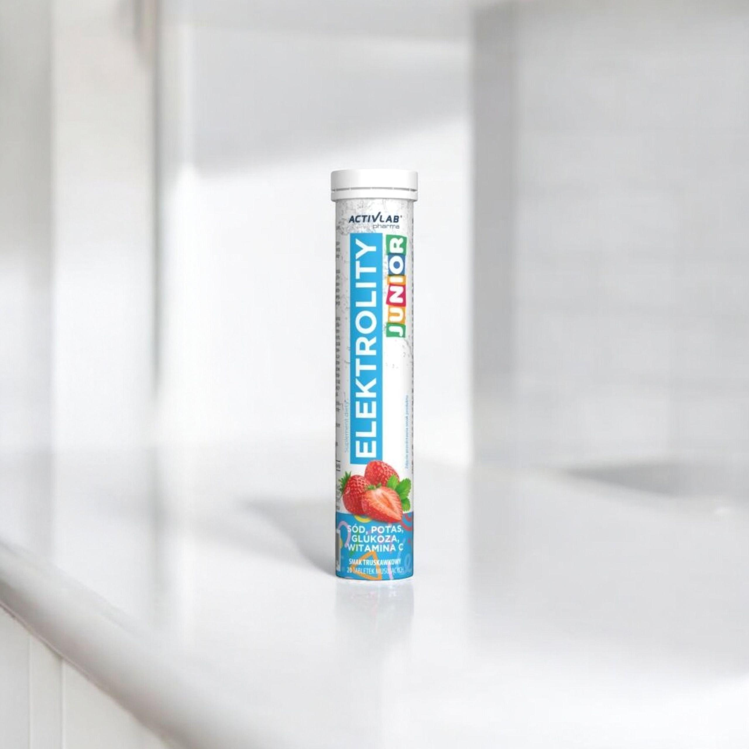 ACTIVLAB PHARMA - Elektrolity Junior - 20tabs - Strawberry