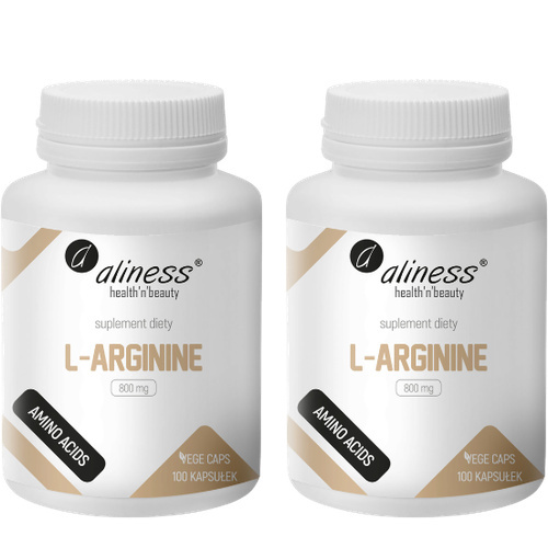 ALINESS - L-Arginine 800mg - 100vcaps. x2