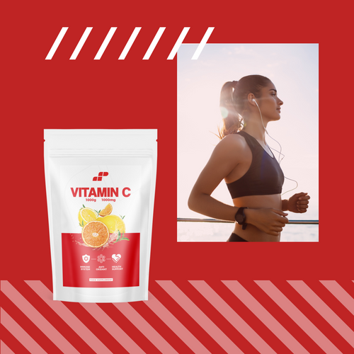 MP NUTRITION 100% Vitamin C 1000mg - 1000g - Witamina C - WYPRZEDAŻ - 07-11