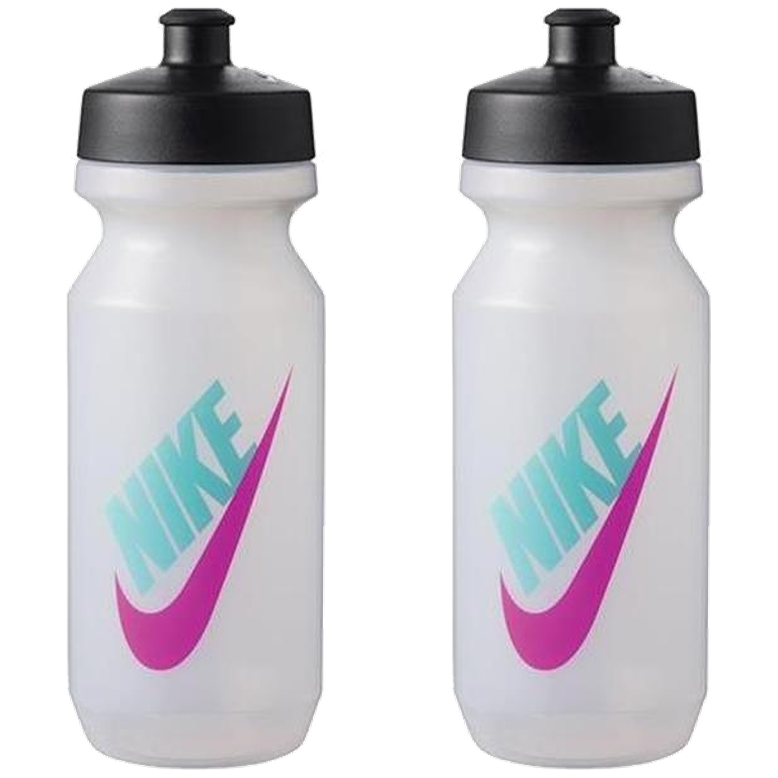 NIKE - Big Mouth Bottle - 2x 650ml - Black