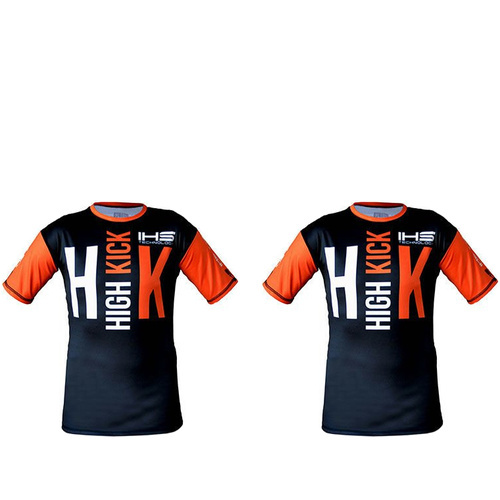 ASURA Koszulka Rashguard Short T-shirt - High Kick - 2x Oddychaj Głęboko