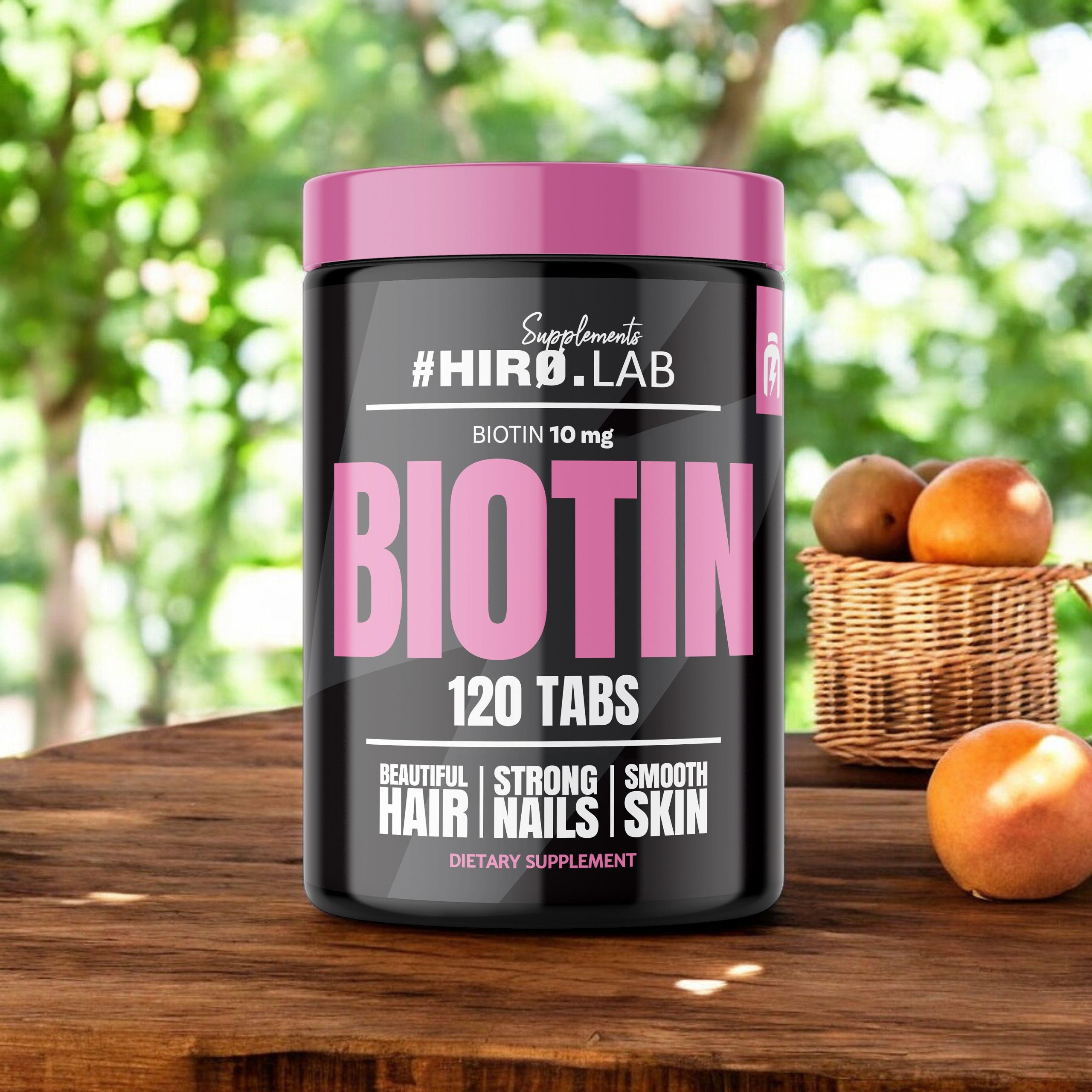 HIRO.LAB Biotin - 120tabs - Biotyna