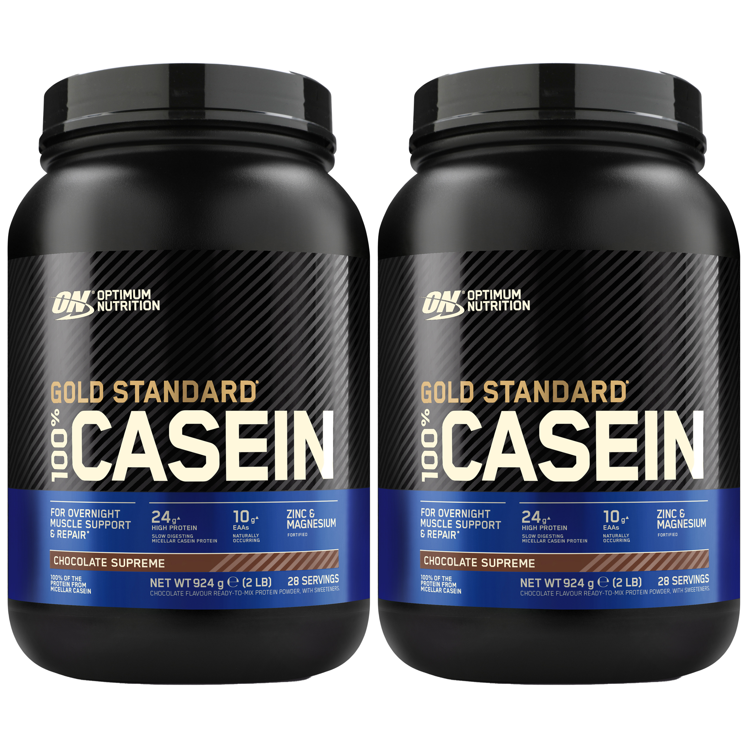 OPTIMUM NUTRITION 100% Casein Protein - 2x 924g