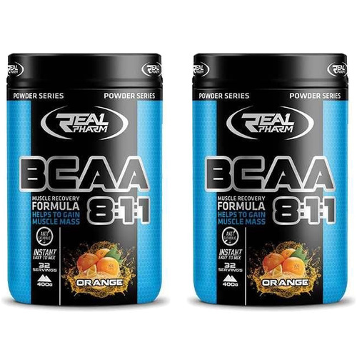 REAL PHARM BCAA 8:1:1 - 2x 400g