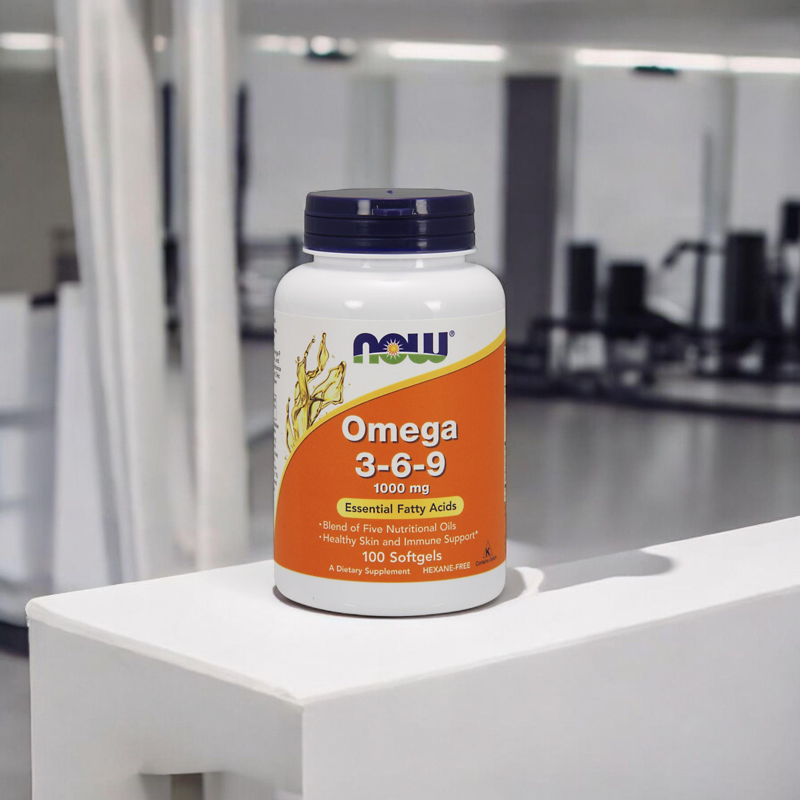 NOW Omega-3-6-9 1000mg - 2x 100softgels