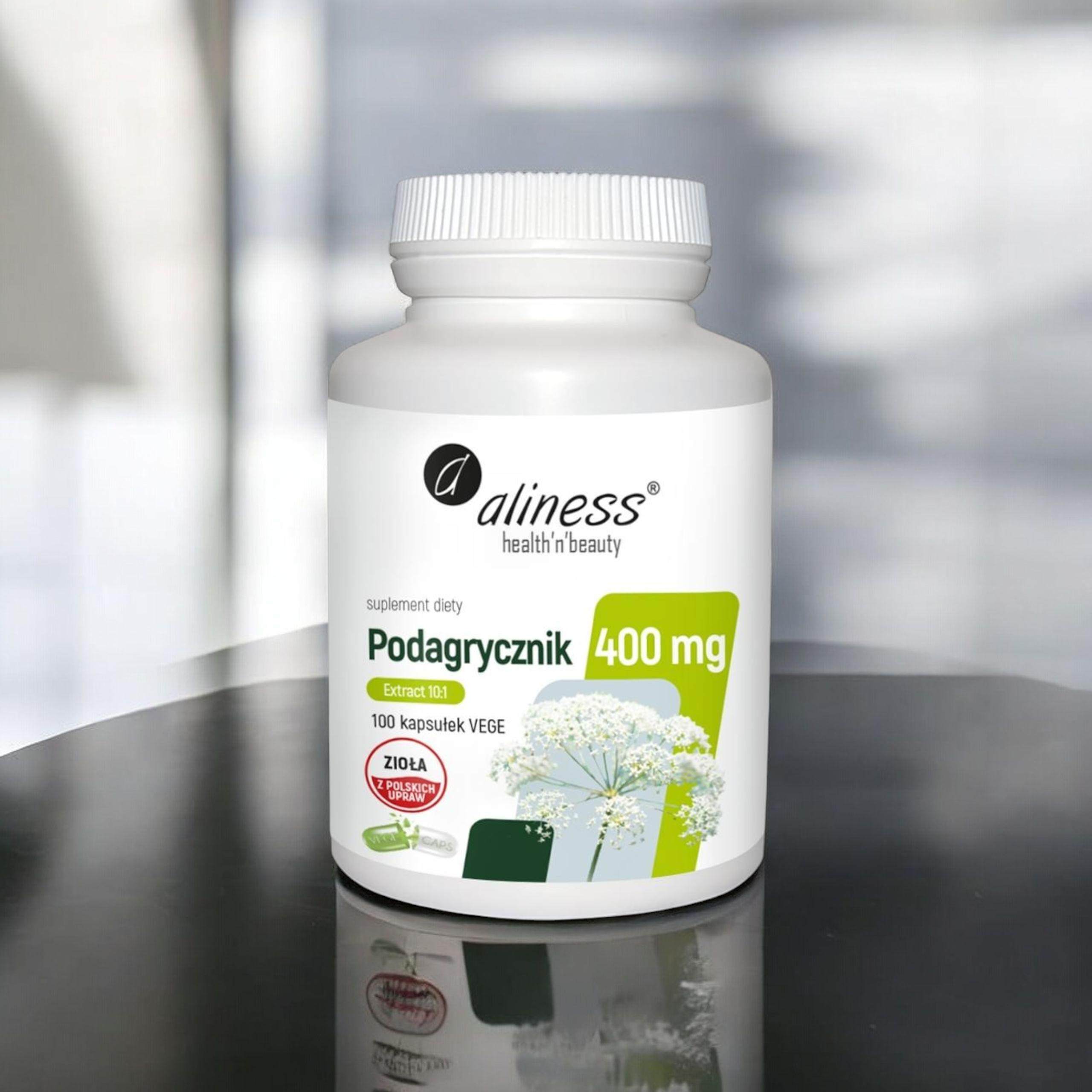 ALINESS - Podagrycznik Ekstrakt 10:1 400mg - 2x 100vcaps.