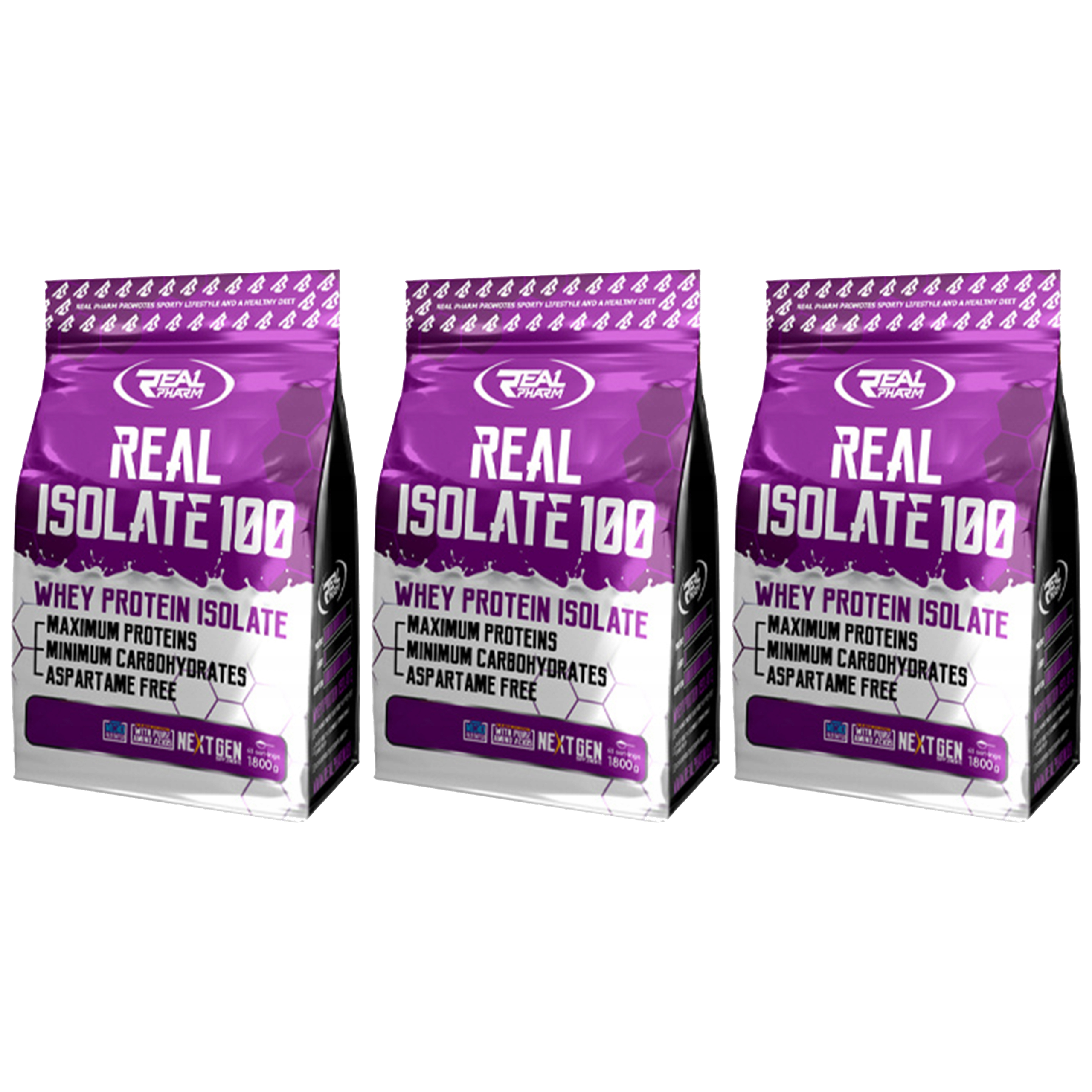 REAL PHARM Real Isolate - 3x 1800g