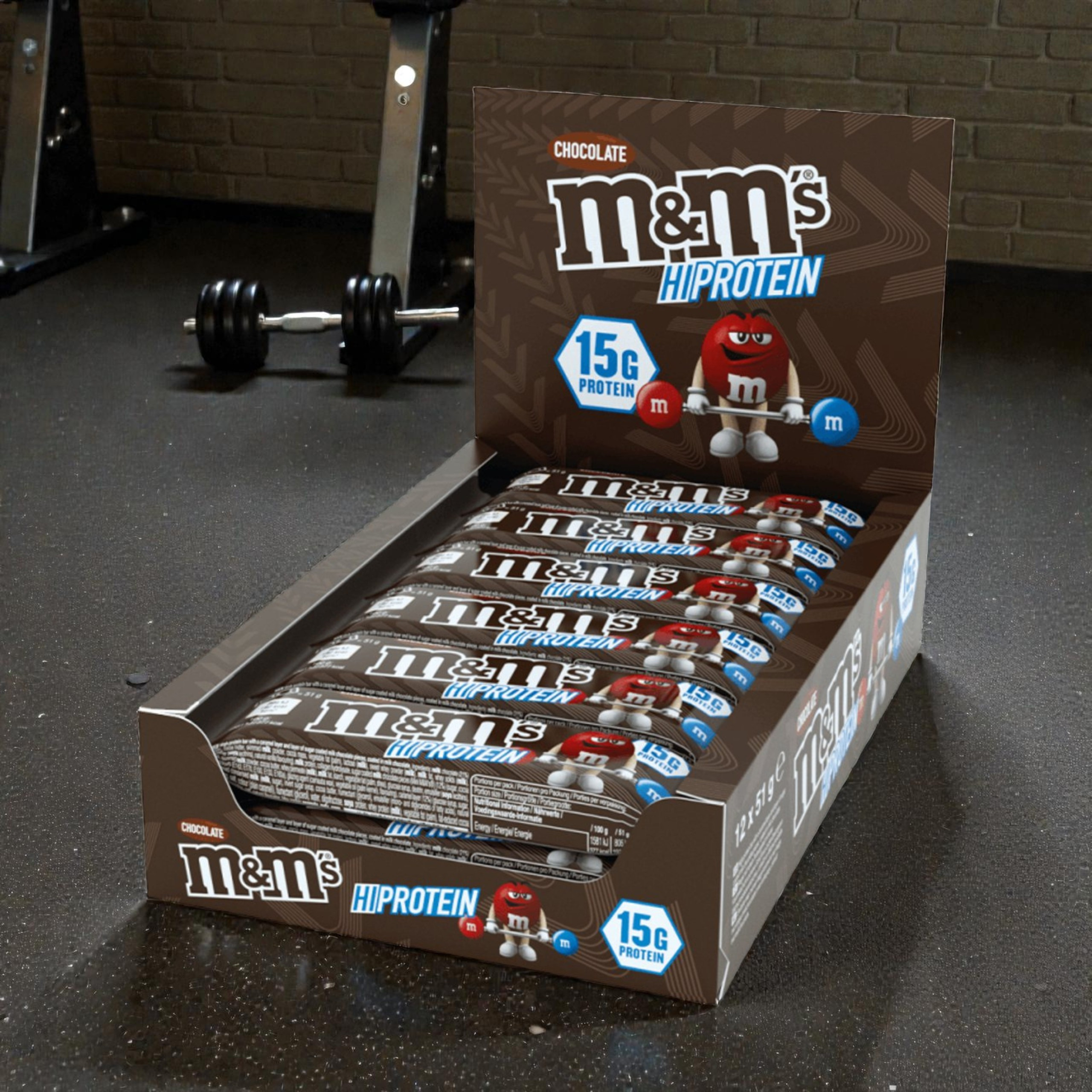 Mars - M&M's HIProtein Bar - 12x 51g - WYPRZEDAŻ - 07-10