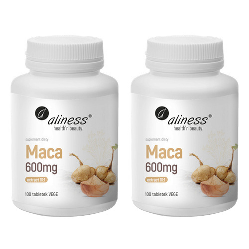 ALINESS - Maca Extract 600mg - 100vtabs. x2