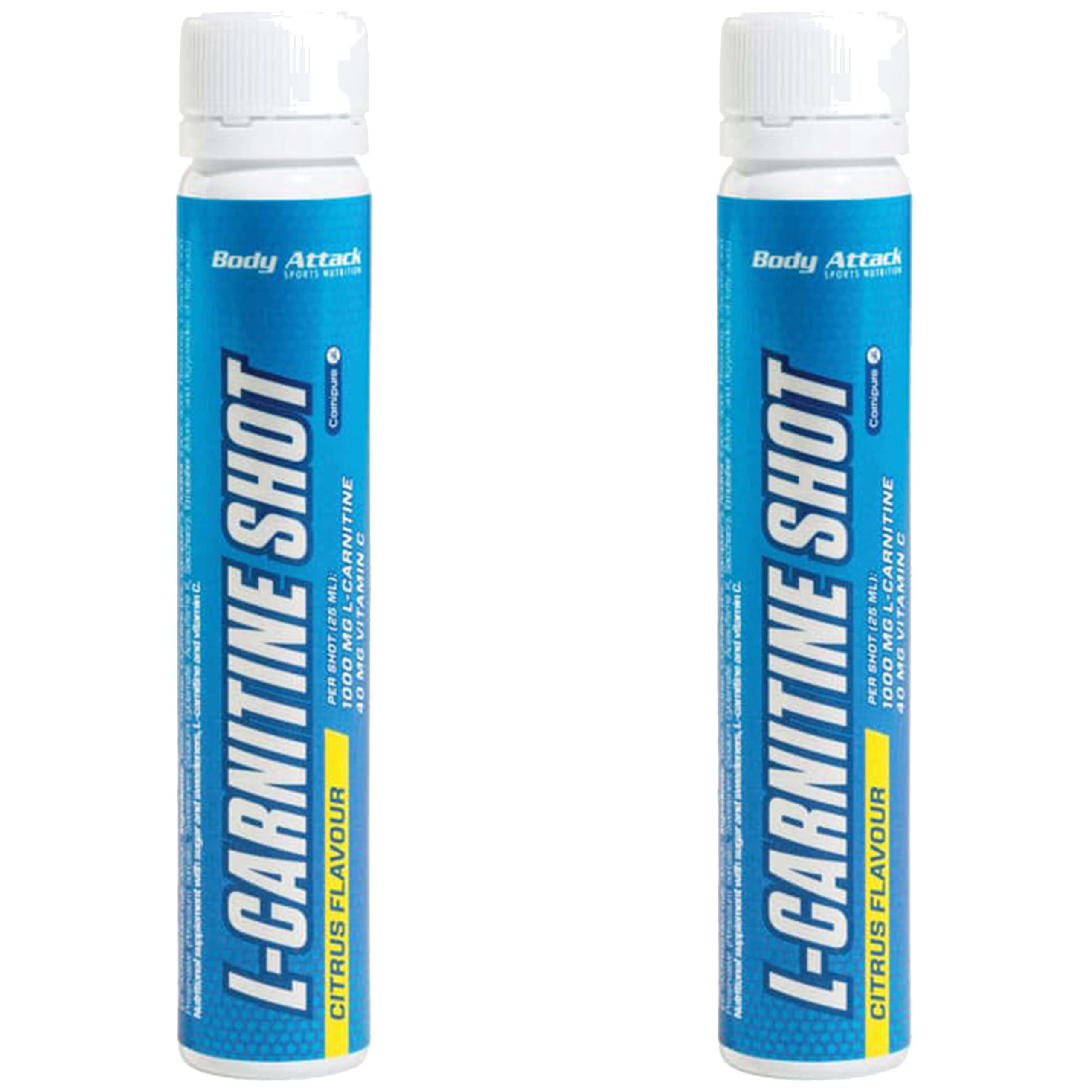 BODY ATTACK - L-Carnitine Shot - 2x 25ml - Citrus