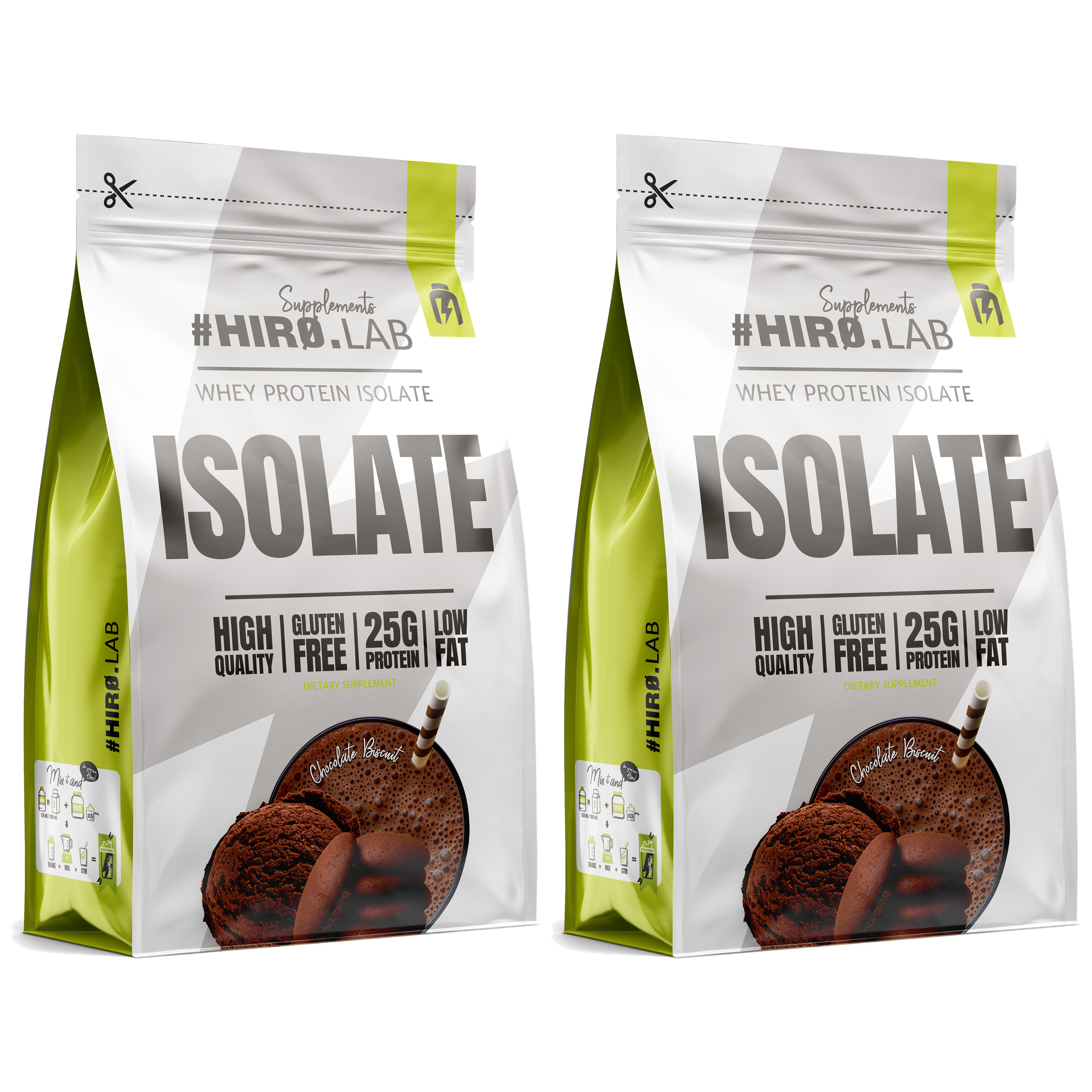 HIRO.LAB Whey Protein Isolate - 2x 700g